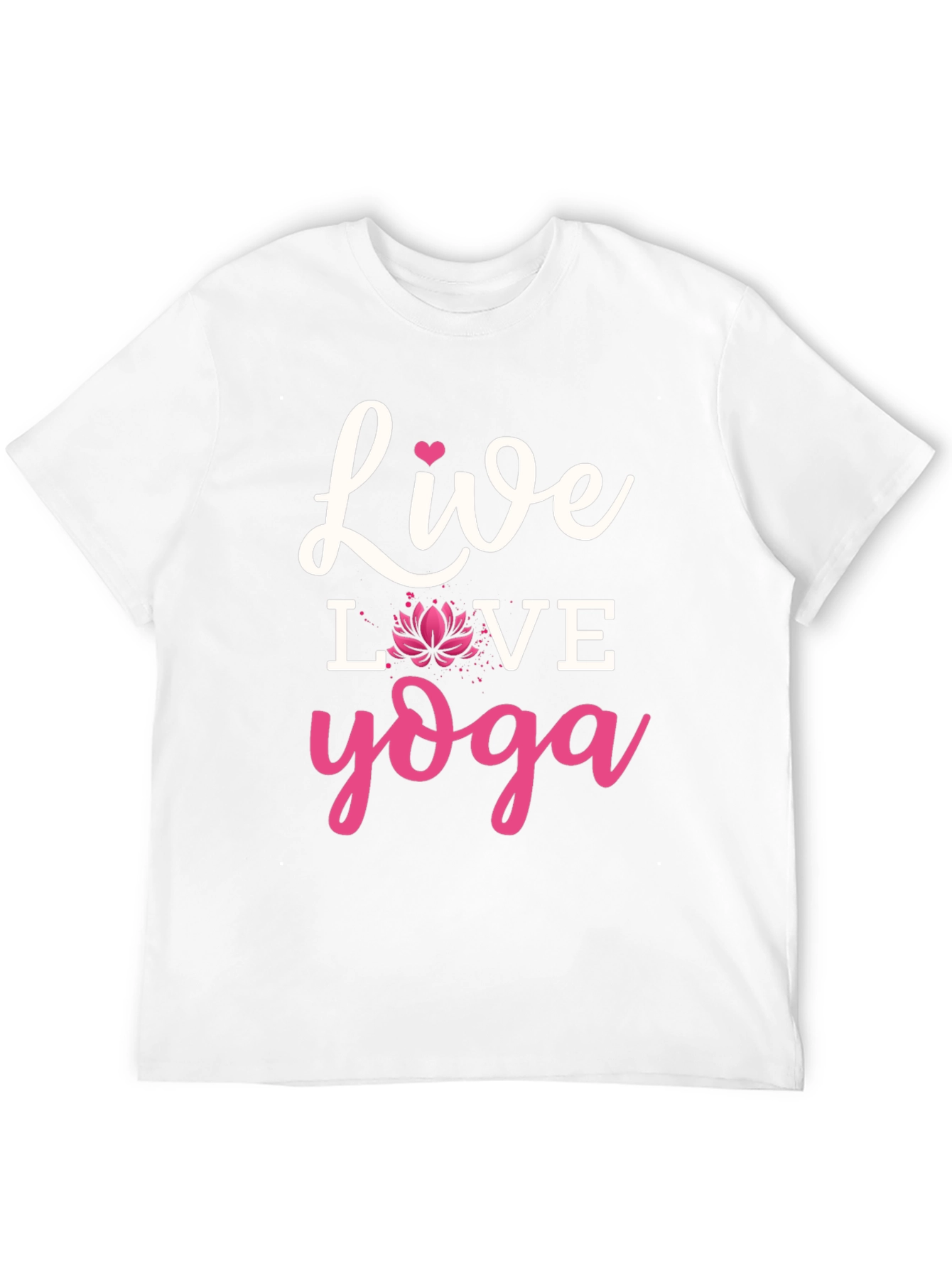 Live Love Yoga Graphic Tee - Black