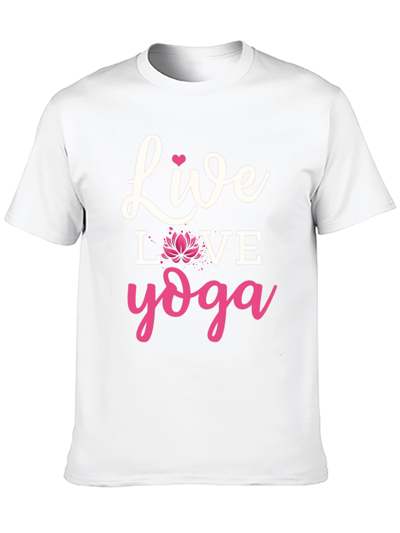 Live Love Yoga Graphic Tee - Black