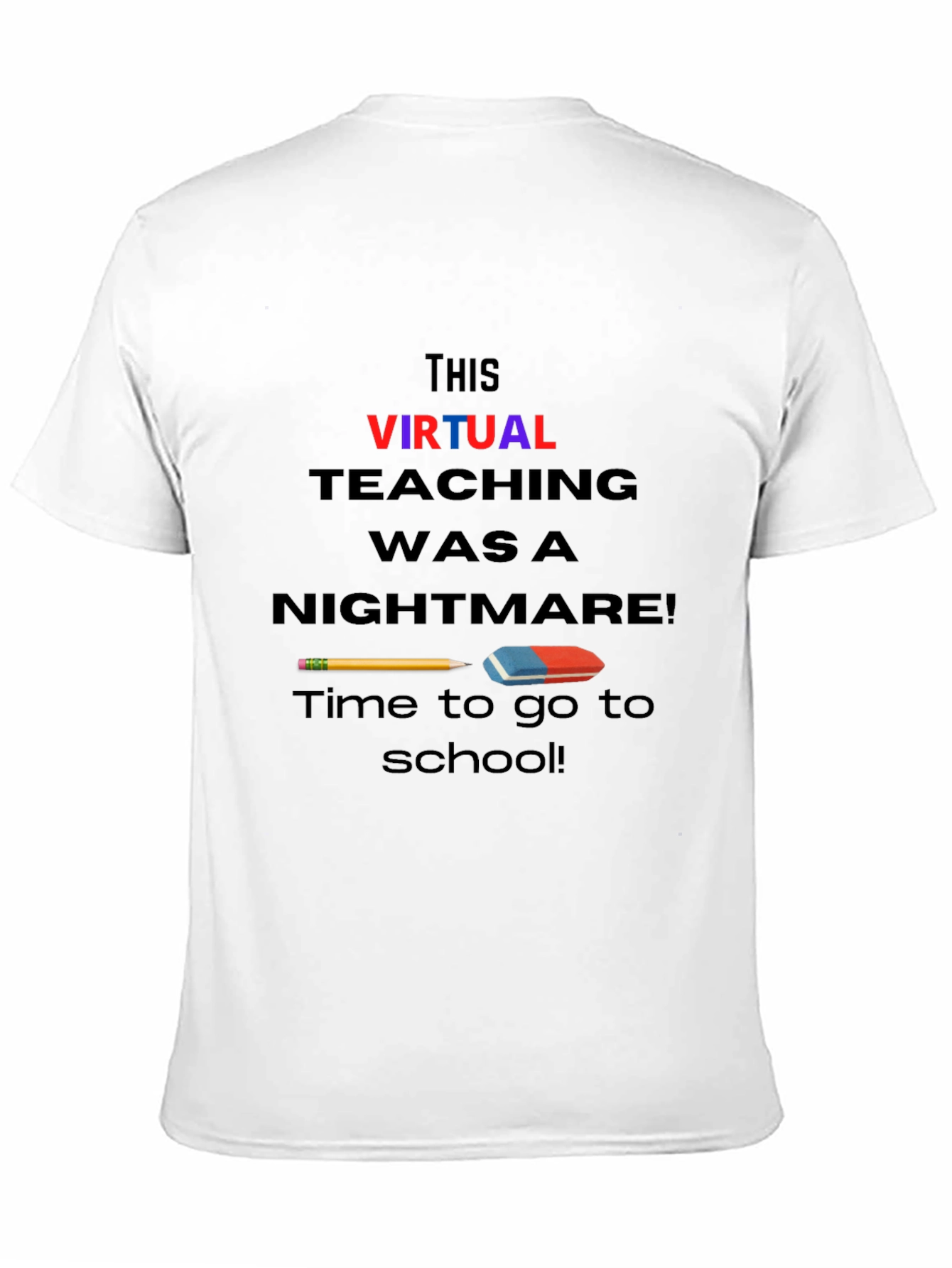 Virtual Teaching Nightmare T-Shirt Back to School