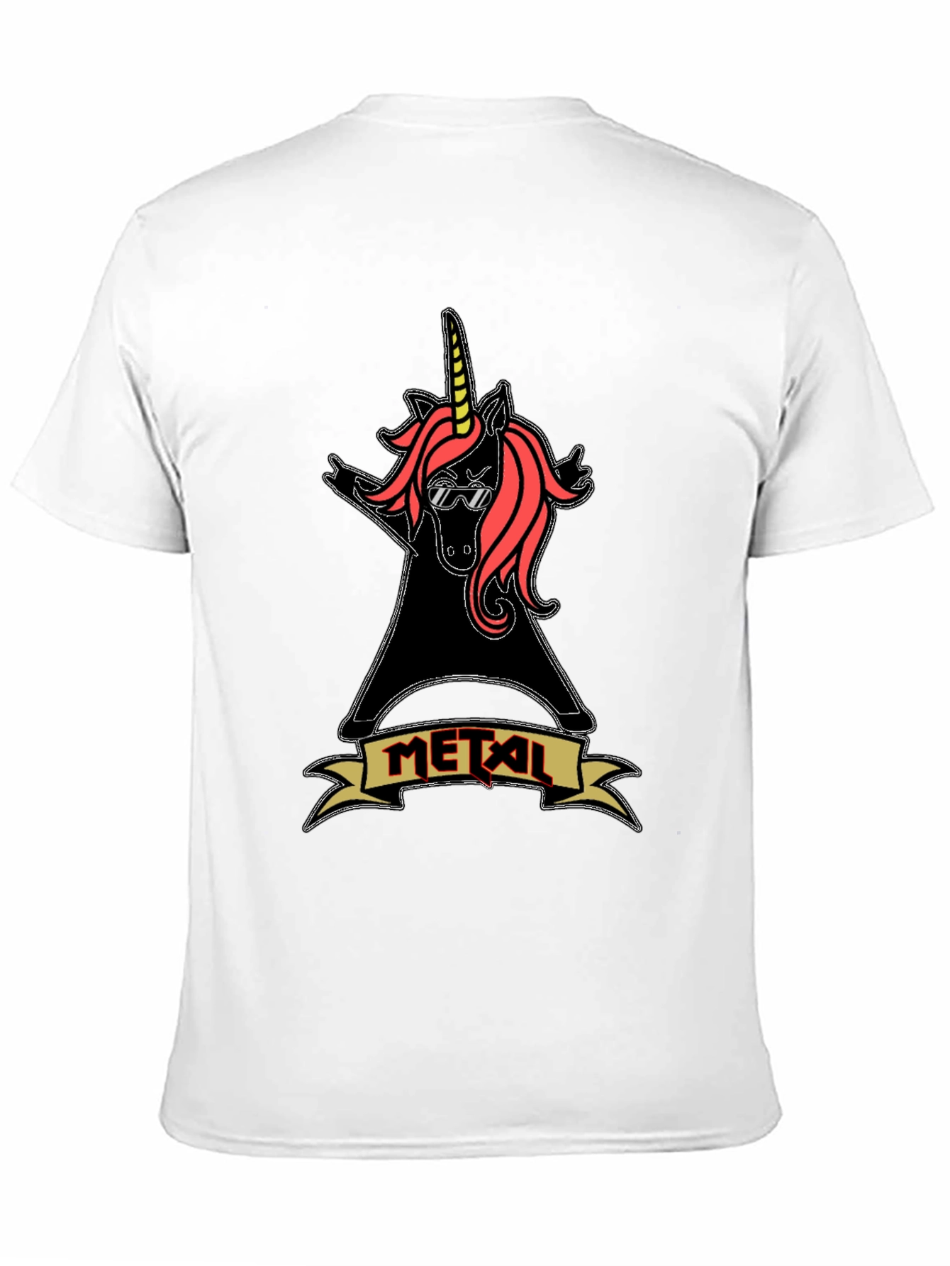 Metal Unicorn T-Shirt Rock Music