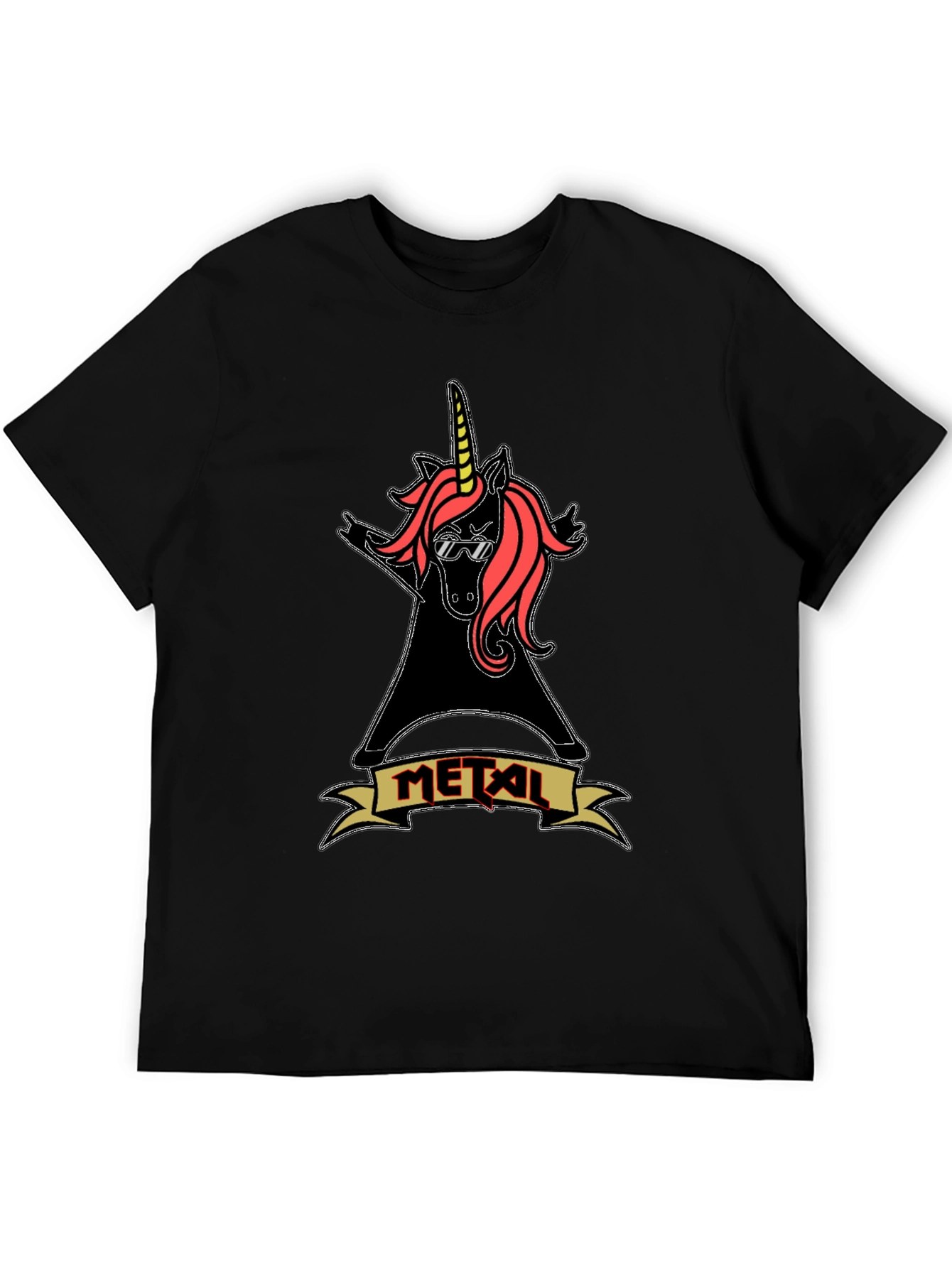 Metal Unicorn T-Shirt Rock Music