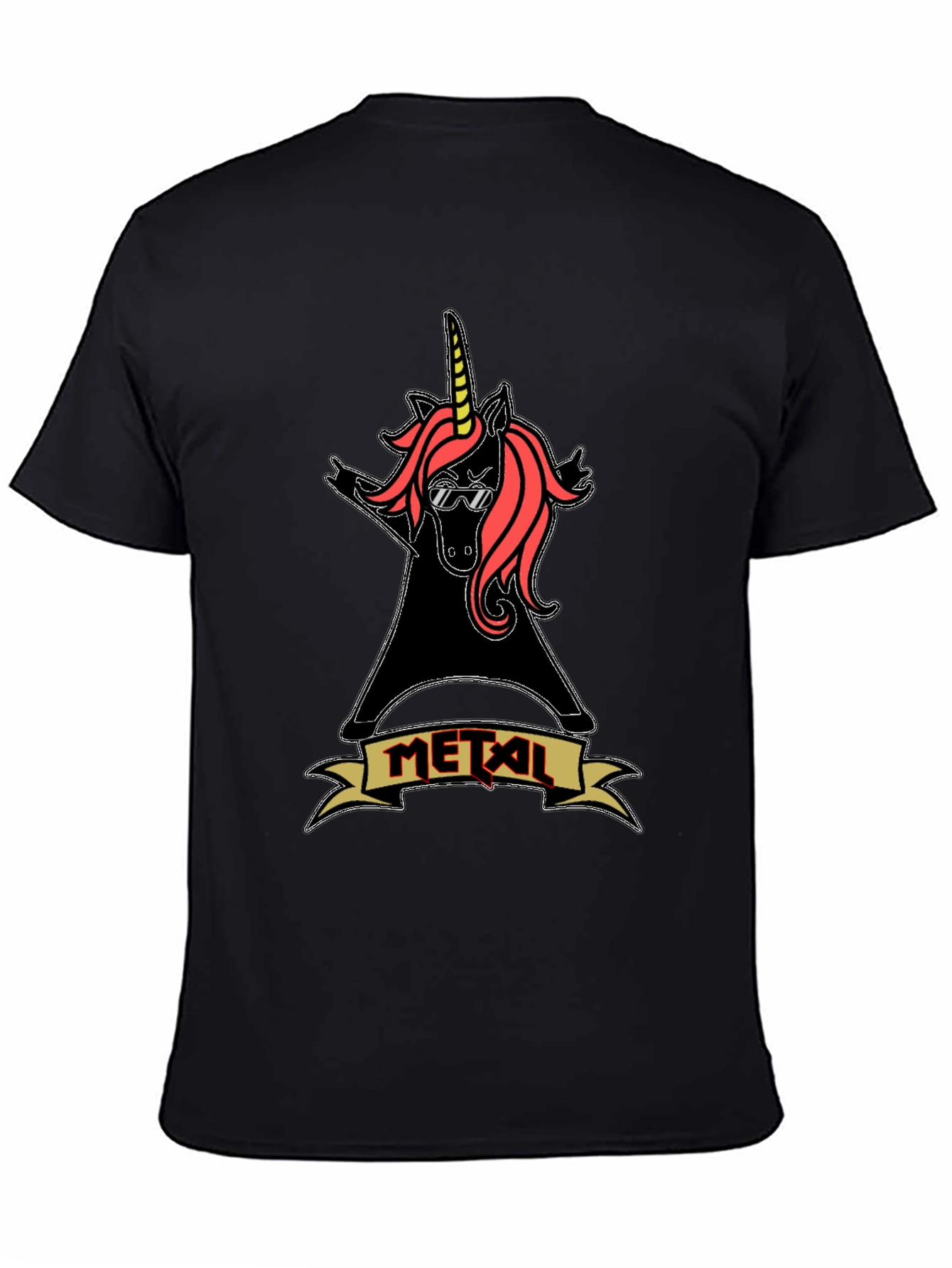 Metal Unicorn T-Shirt Rock Music