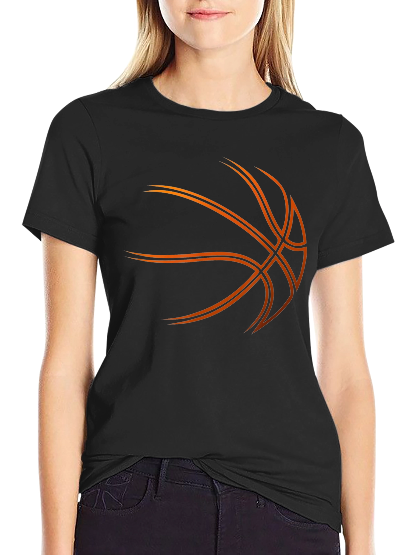 Basketball Graphic Tee - Black