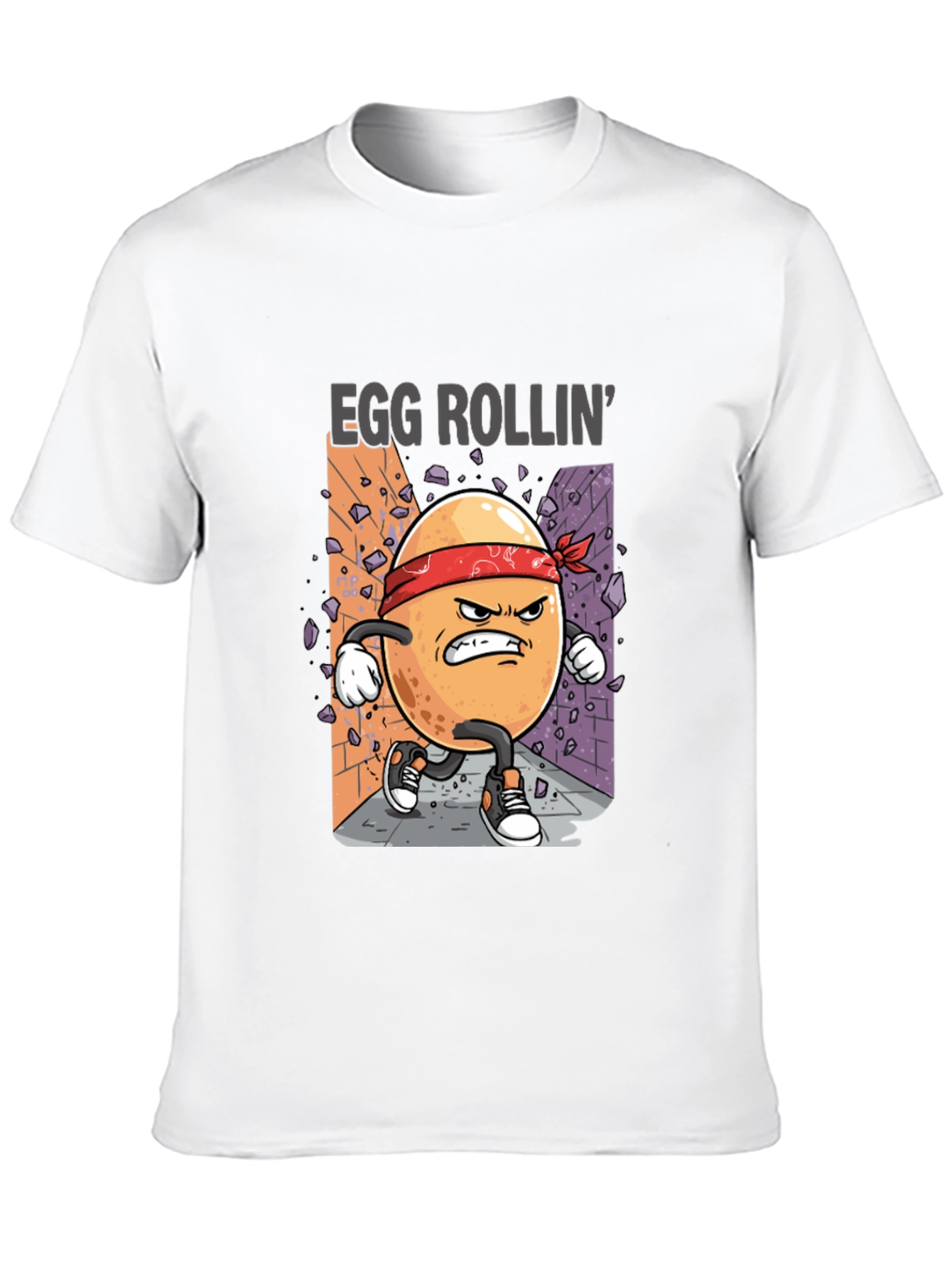 Egg Rollin Funny Graphic T-Shirt