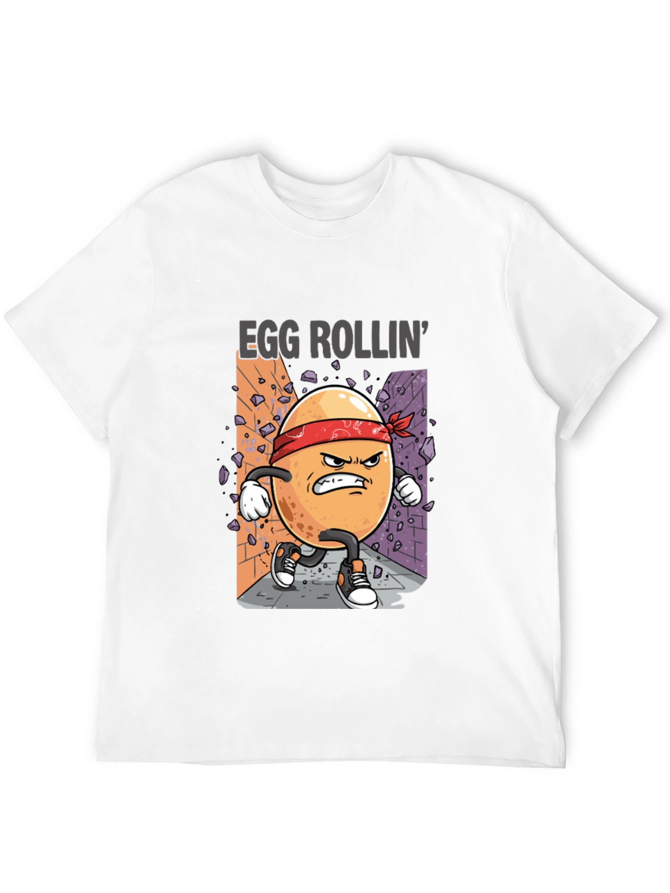 Egg Rollin Funny Graphic T-Shirt