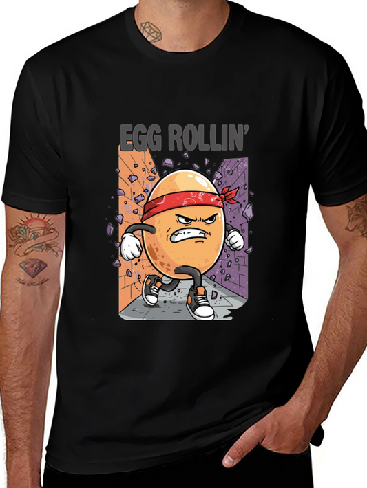 Egg Rollin Funny Graphic T-Shirt