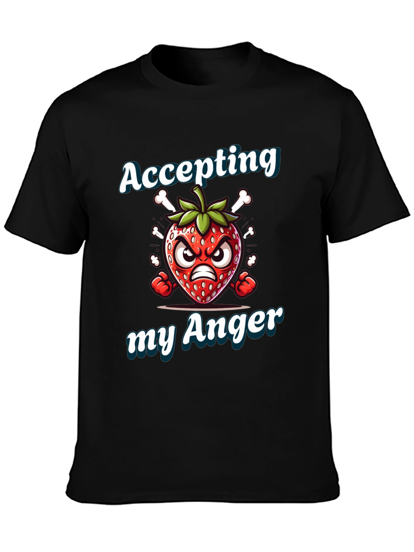 Accepting My Anger Strawberry T-Shirt