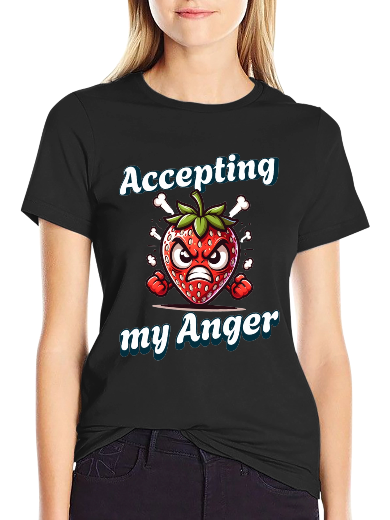 Accepting My Anger Strawberry T-Shirt