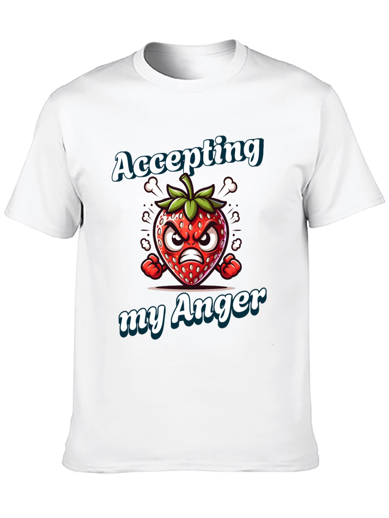 Accepting My Anger Strawberry T-Shirt