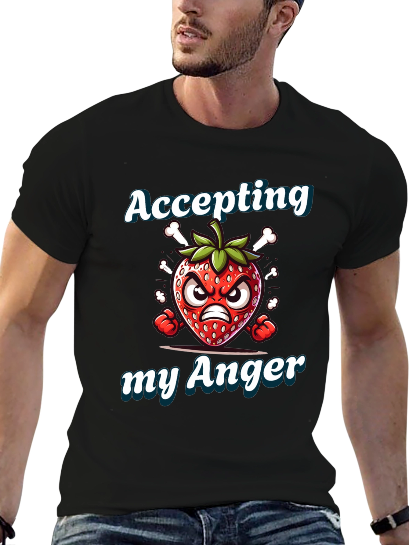Accepting My Anger Strawberry T-Shirt