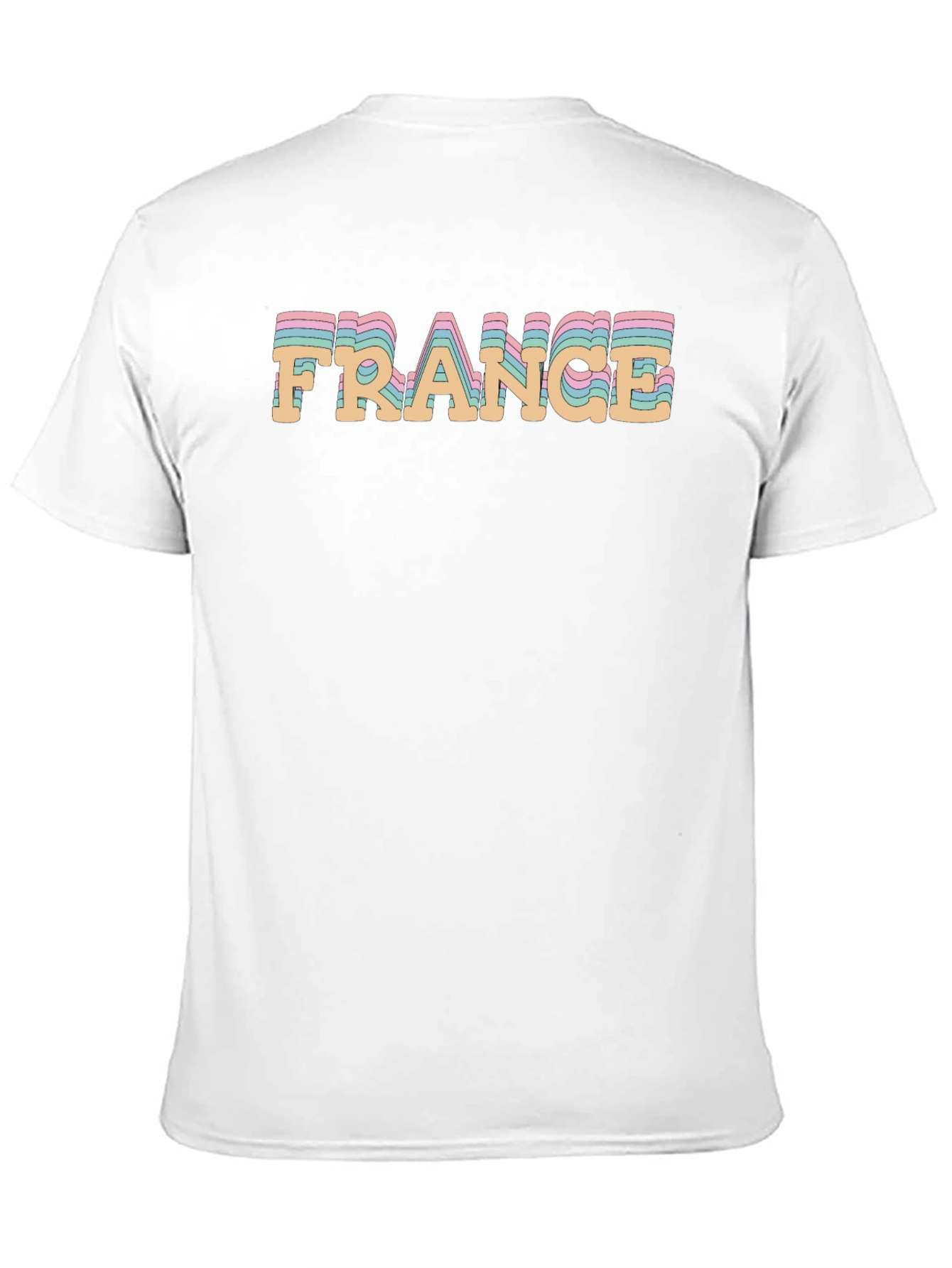 Retro France Graphic Tee - Unisex Black T-Shirt