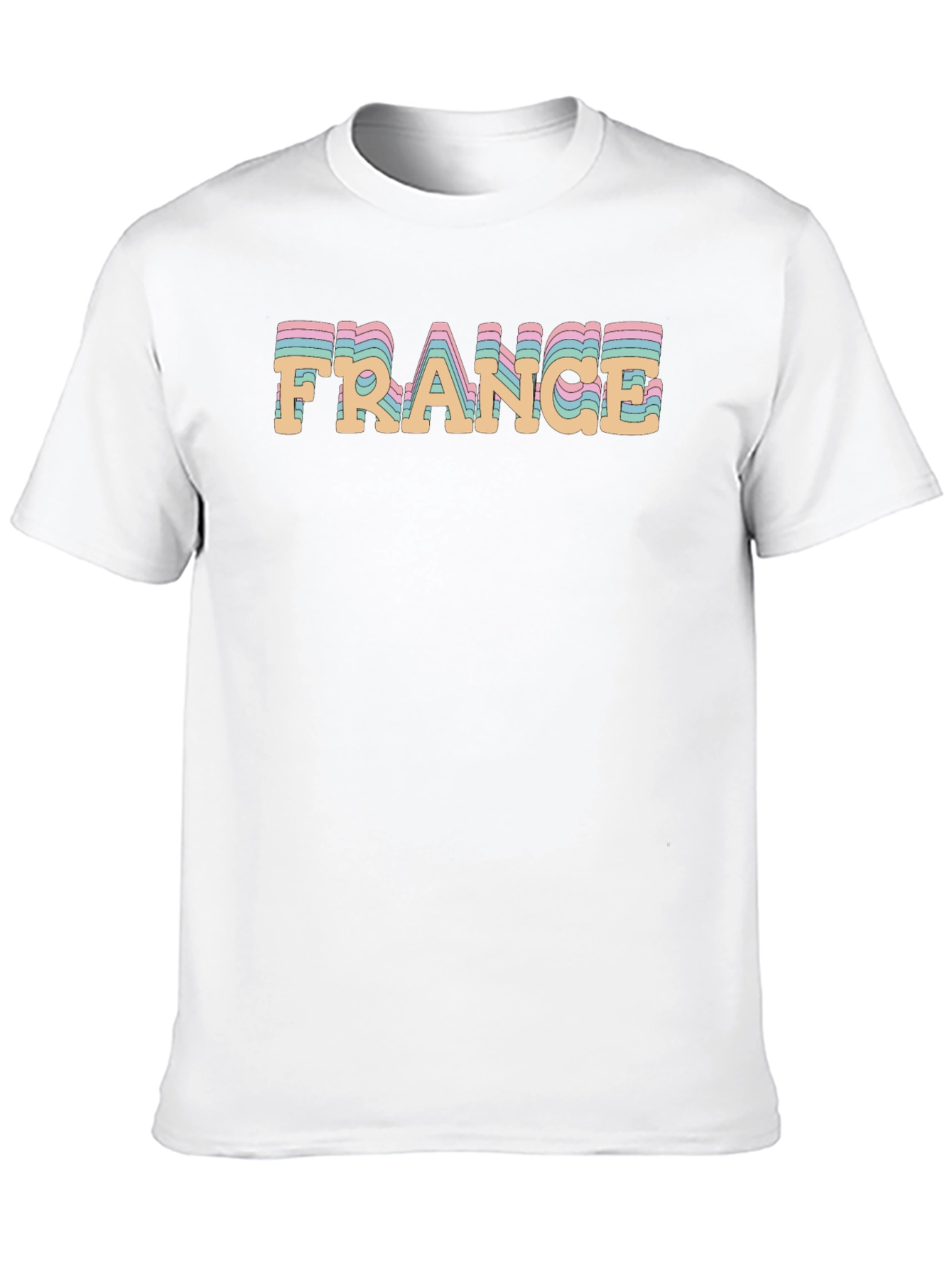 Retro France Graphic Tee - Unisex Black T-Shirt