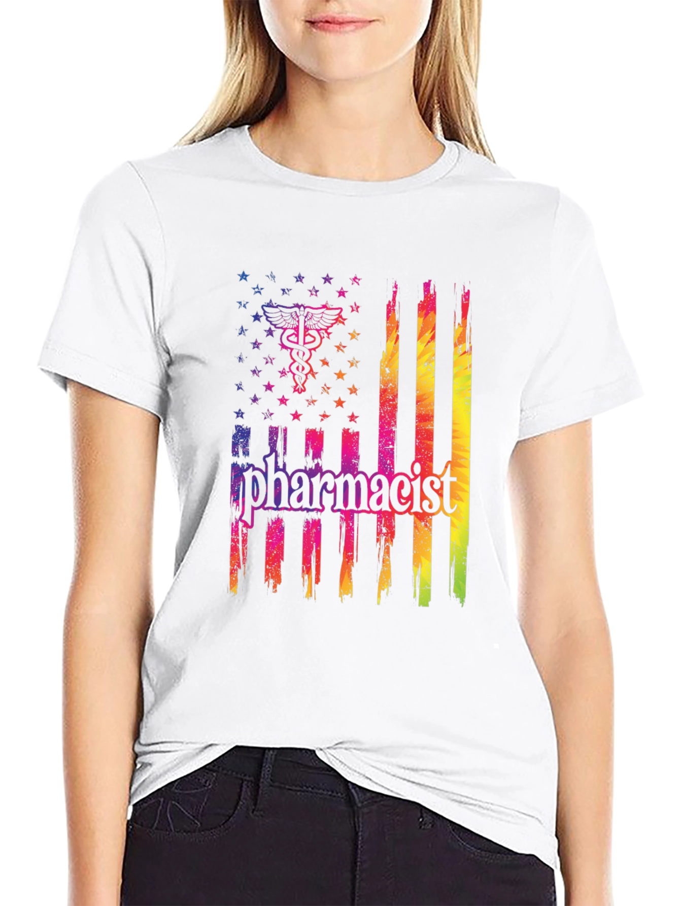 Pharmacist American Flag T-Shirt