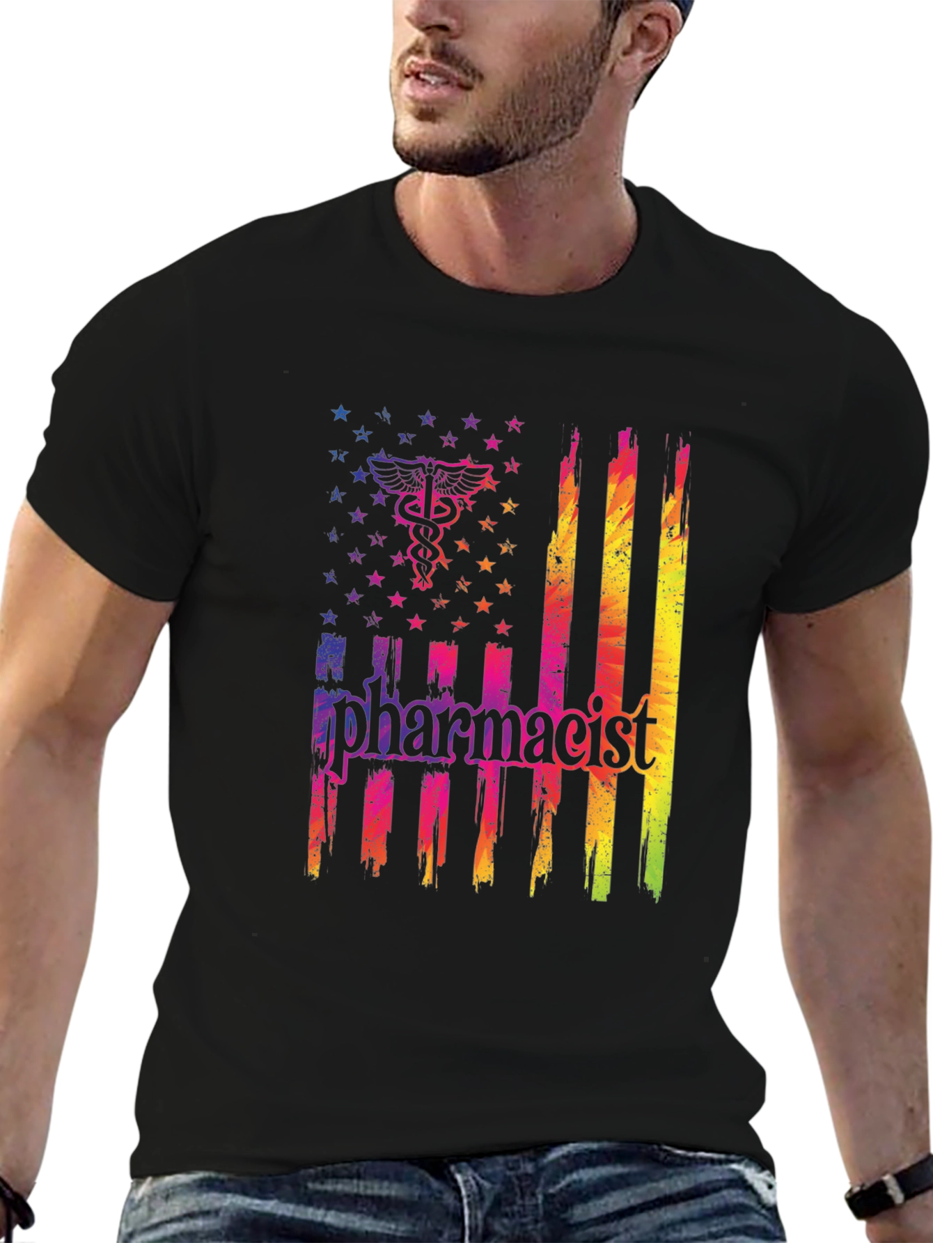 Pharmacist American Flag T-Shirt