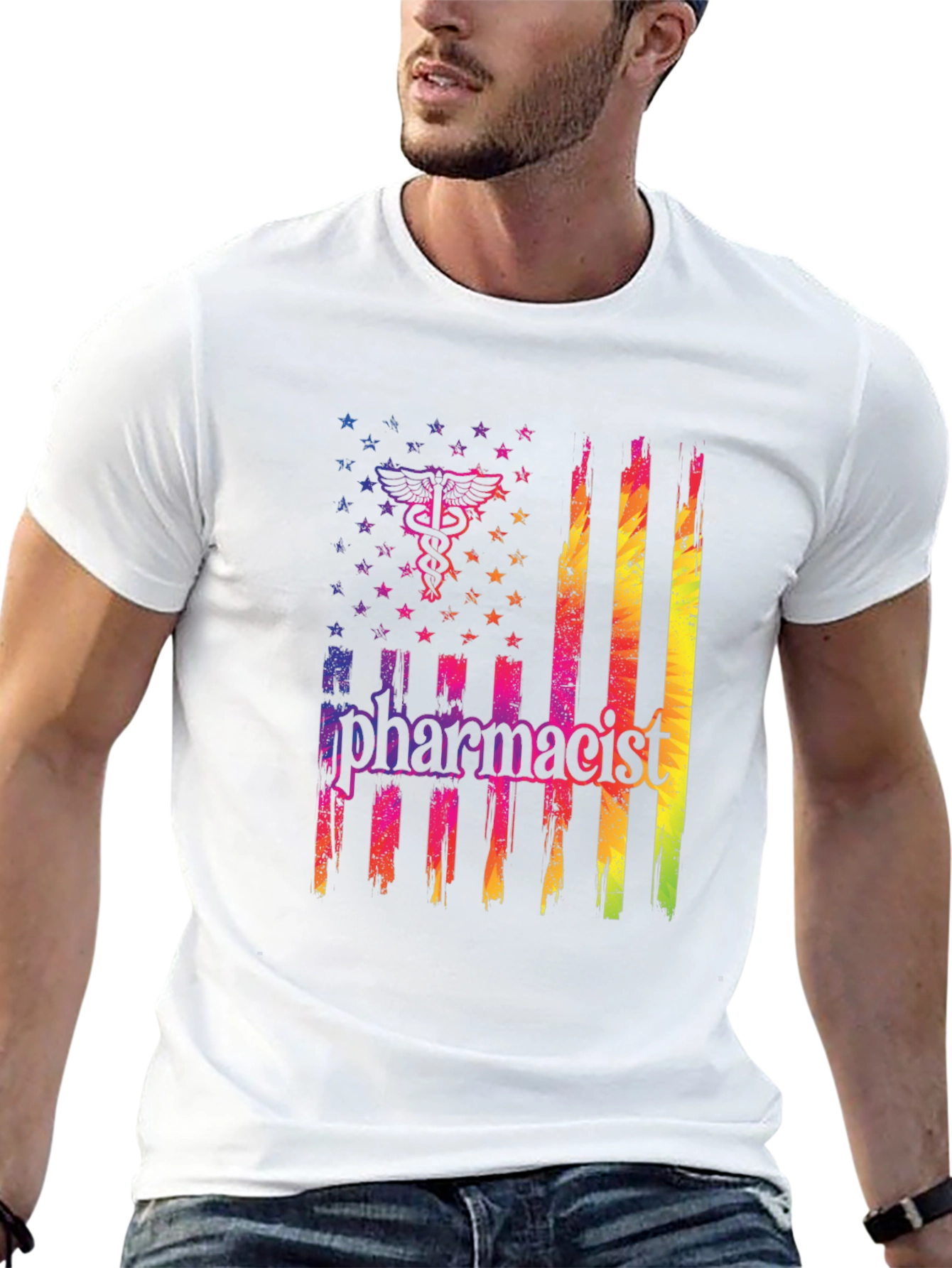 Pharmacist American Flag T-Shirt