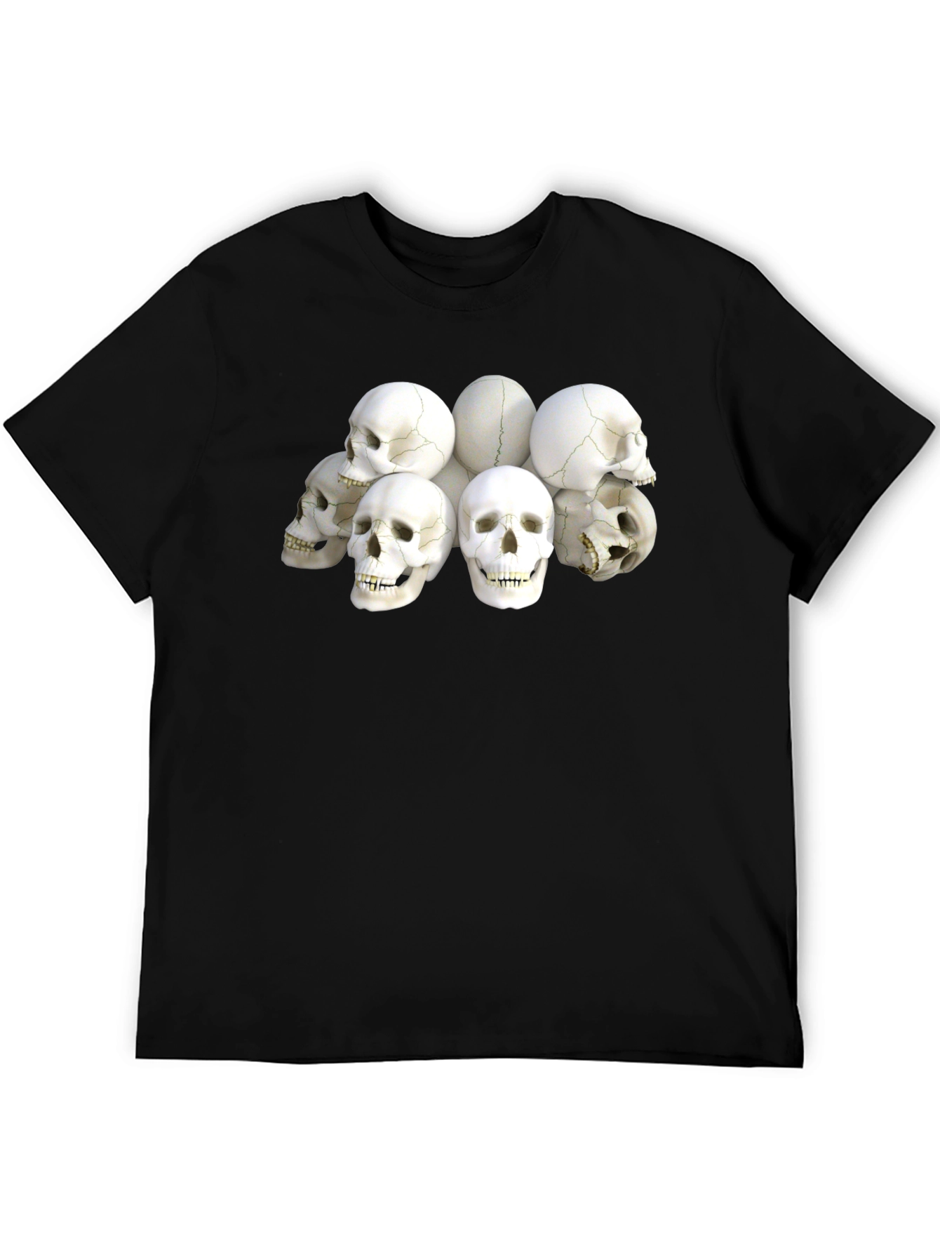 Skull Pile Graphic T-Shirt