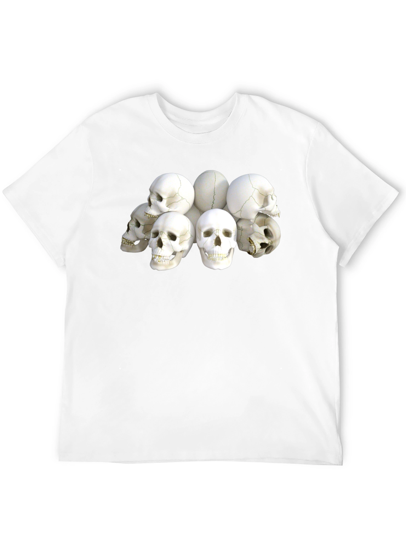 Skull Pile Graphic T-Shirt