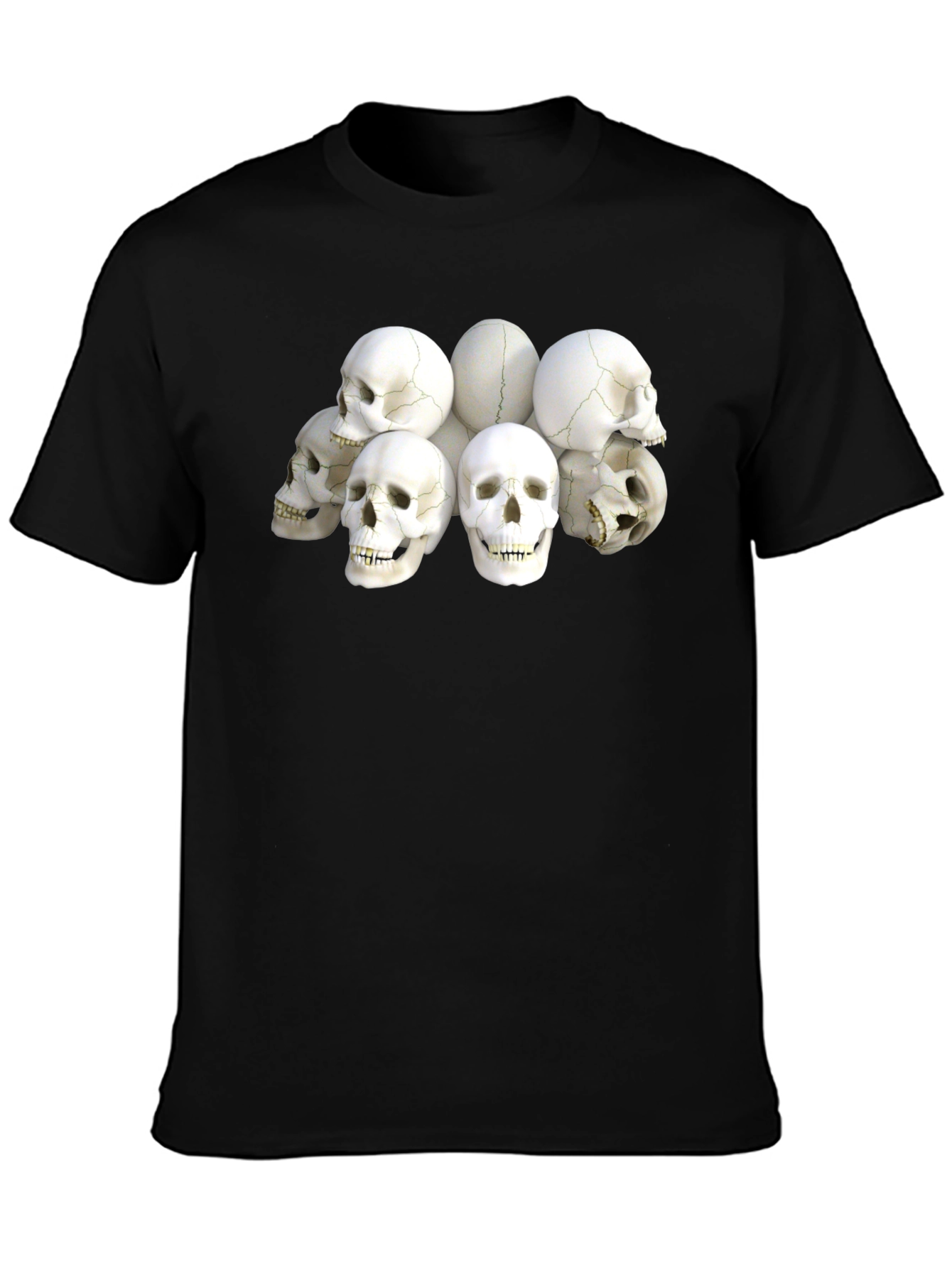 Skull Pile Graphic T-Shirt