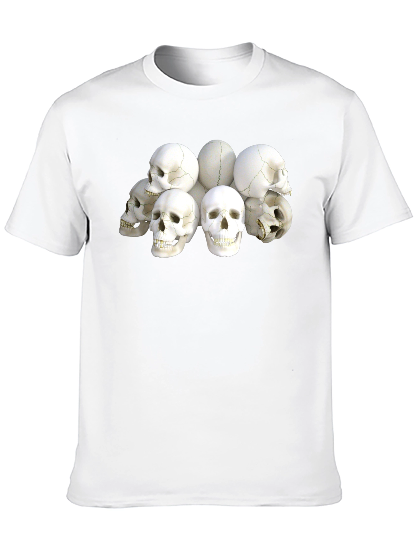 Skull Pile Graphic T-Shirt