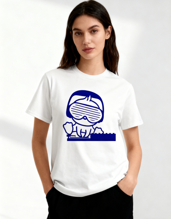 Cartoon Sunglasses Character Graphic T-Shirt - Casual Streetwear Fun Tee