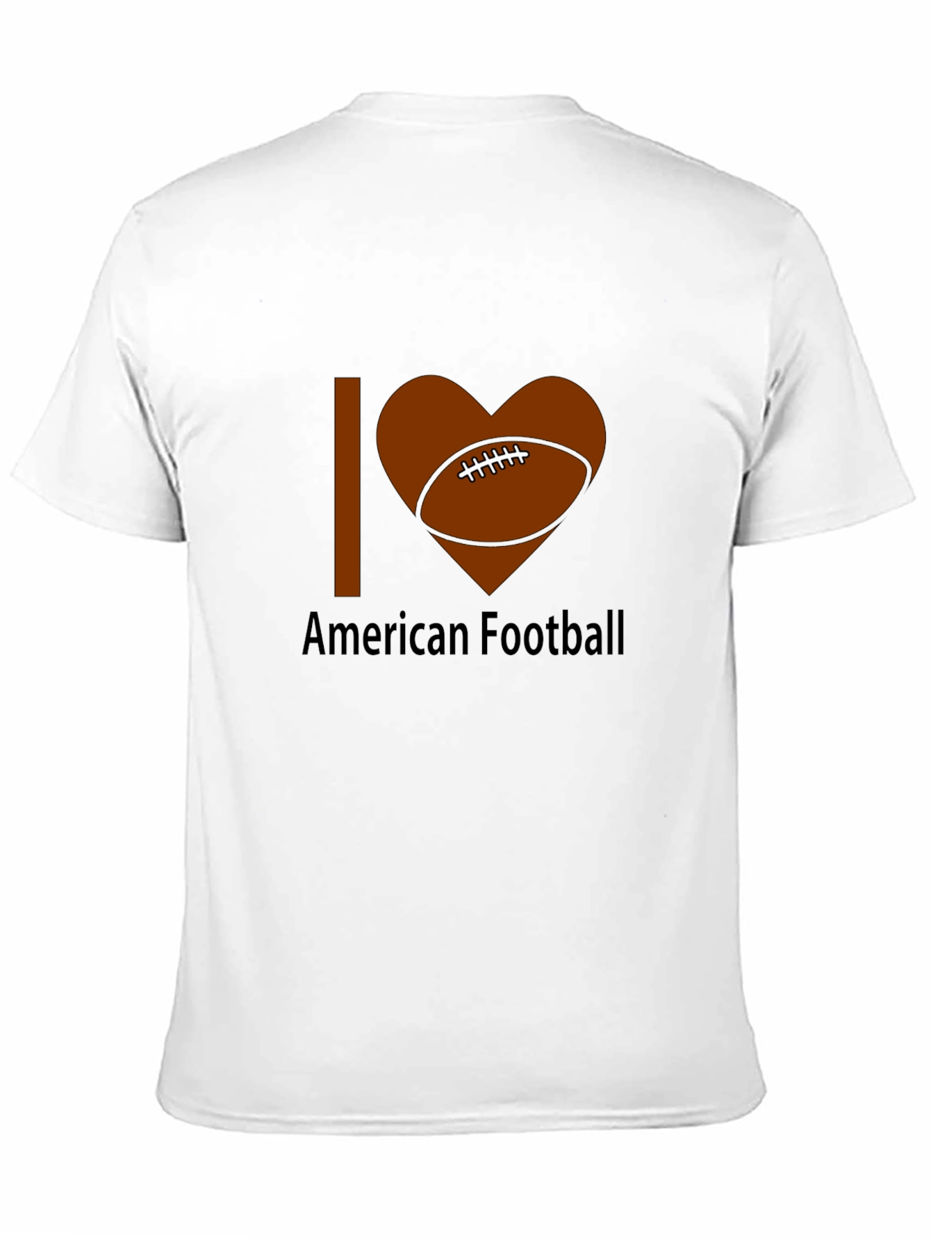 I Love American Football Graphic Tee