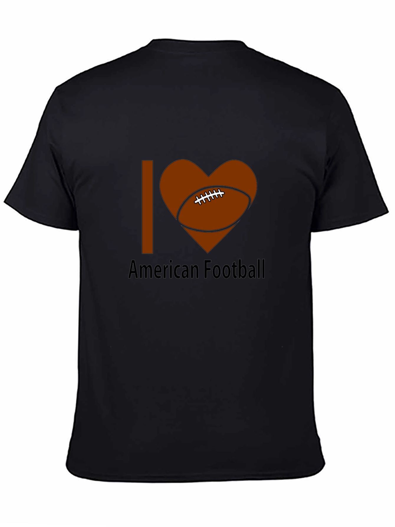 I Love American Football Graphic Tee