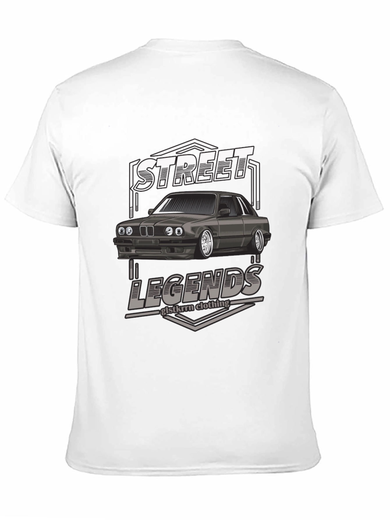 Street Legends Car Graphic T-Shirt - Black