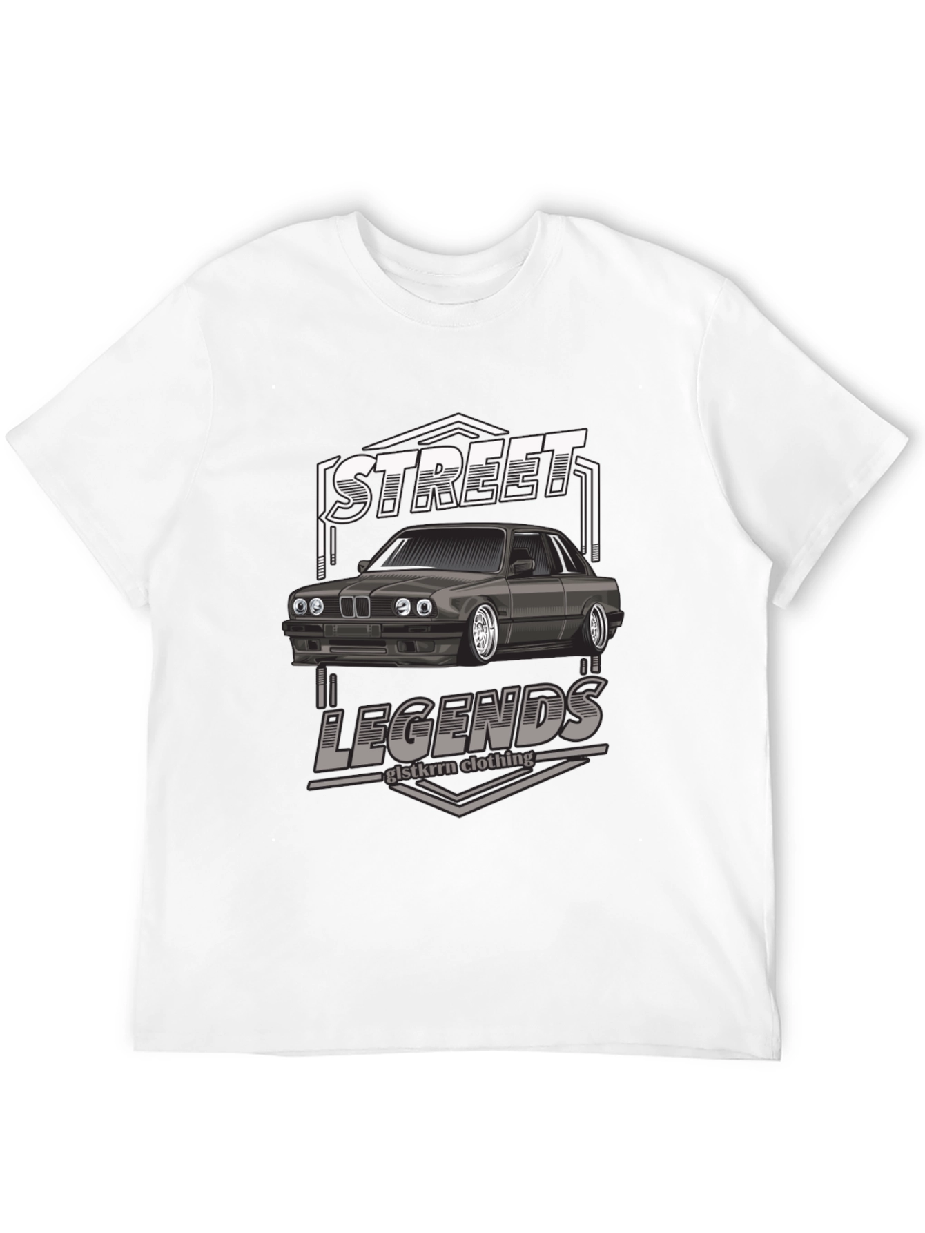 Street Legends Car Graphic T-Shirt - Black