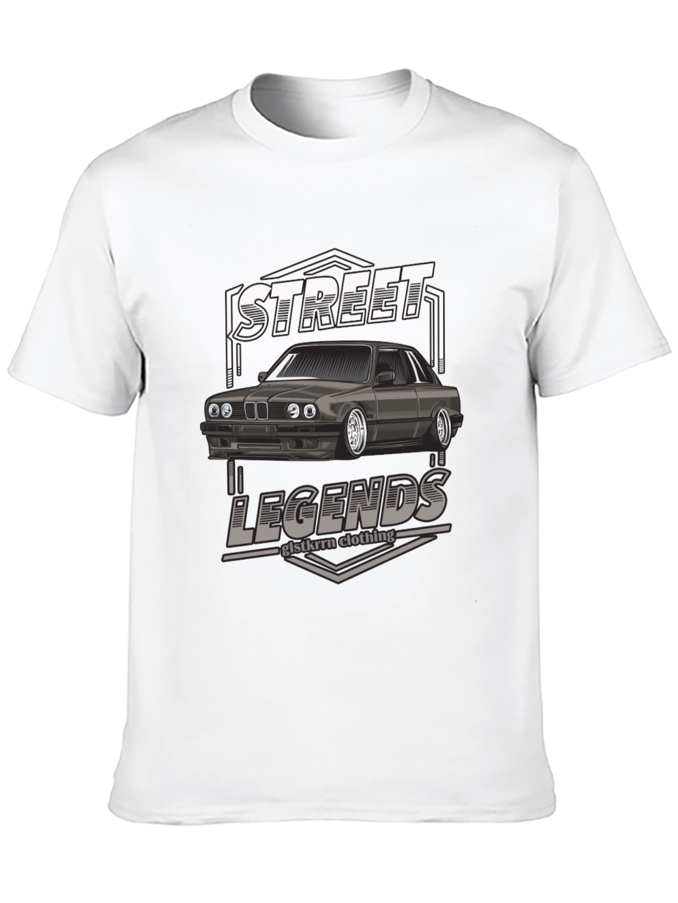 Street Legends Car Graphic T-Shirt - Black