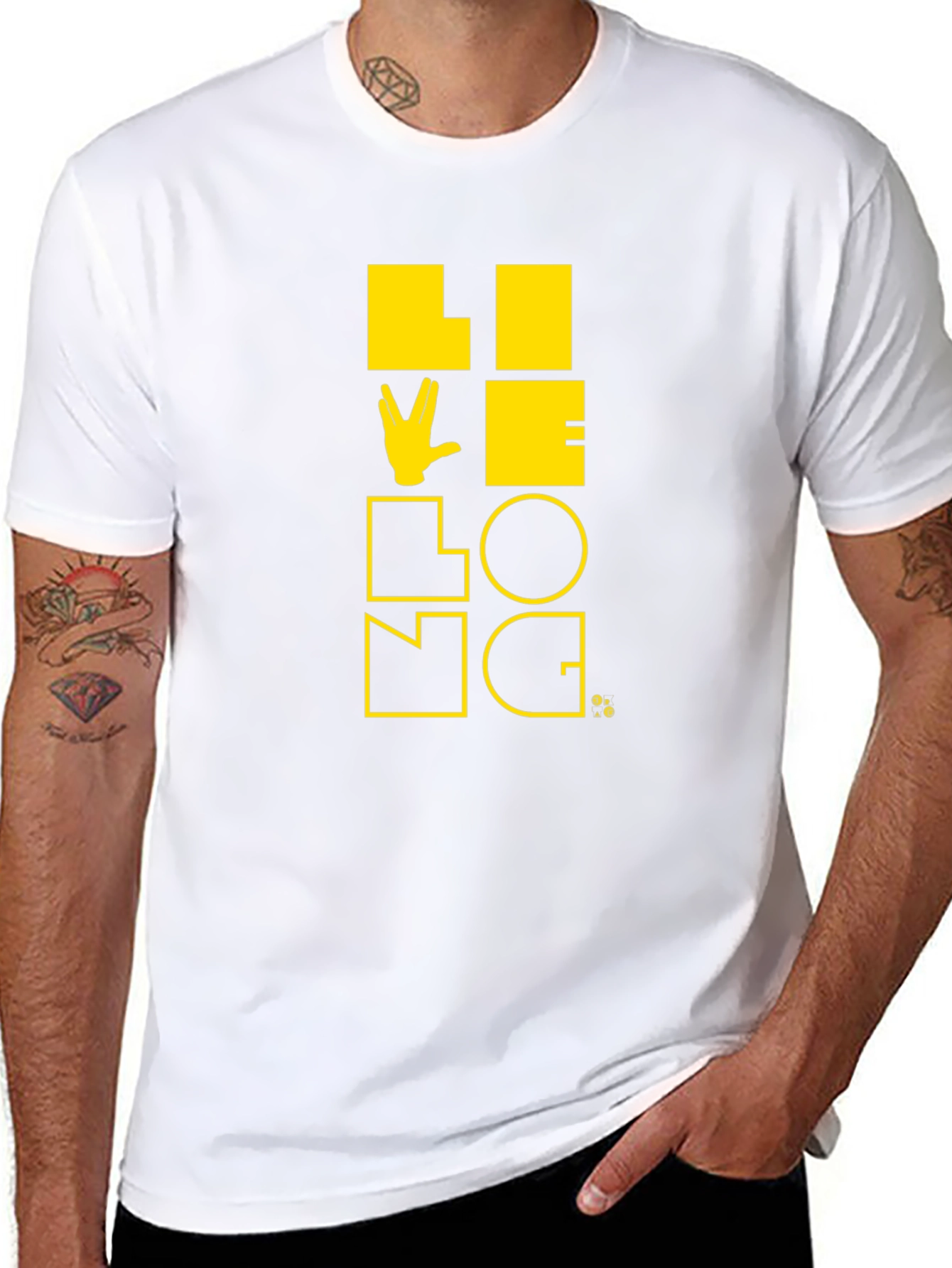 Live Long Graphic Tee - Black Star Trek Shirt
