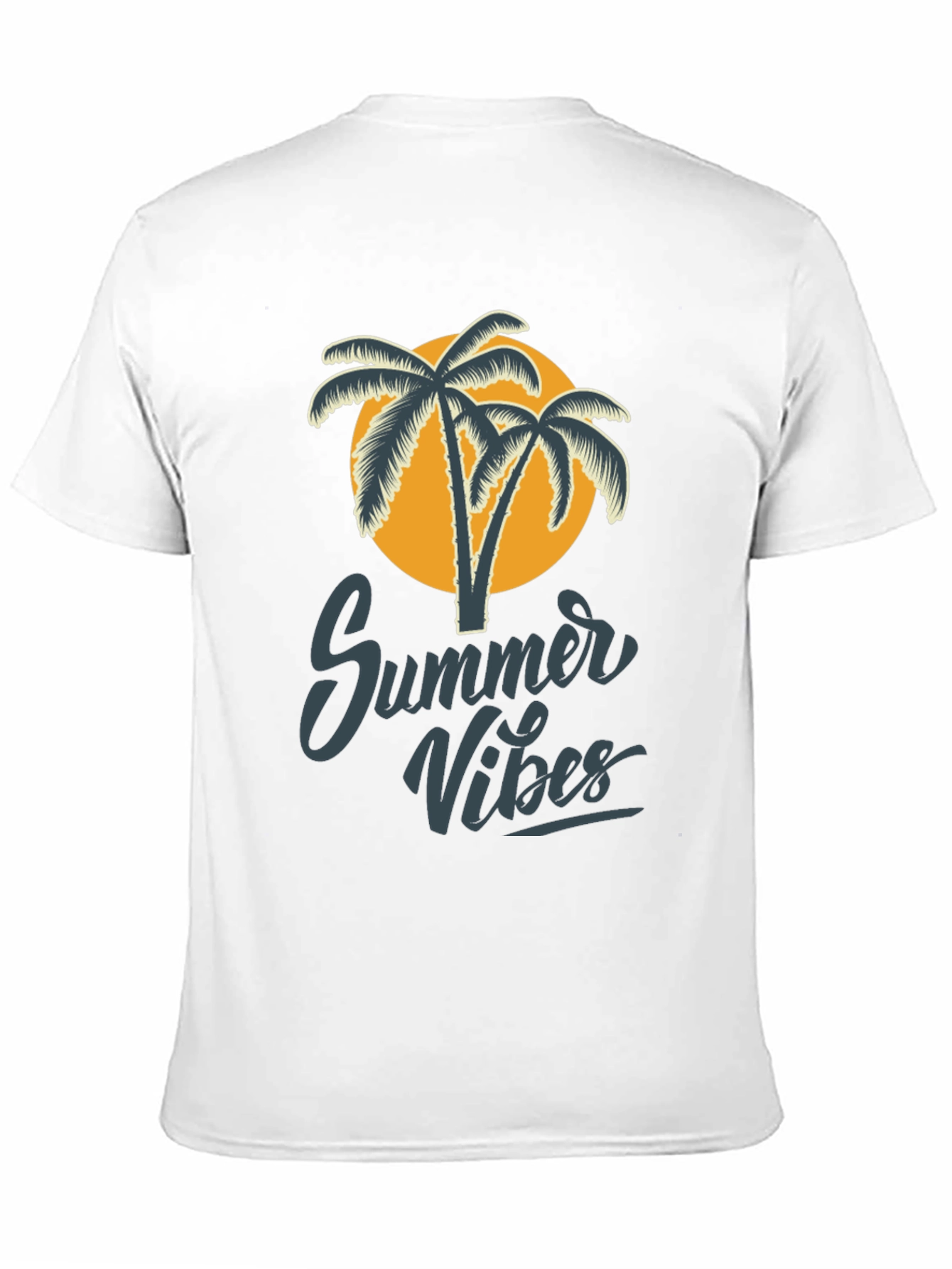 Summer Vibes Graphic Tee - Black