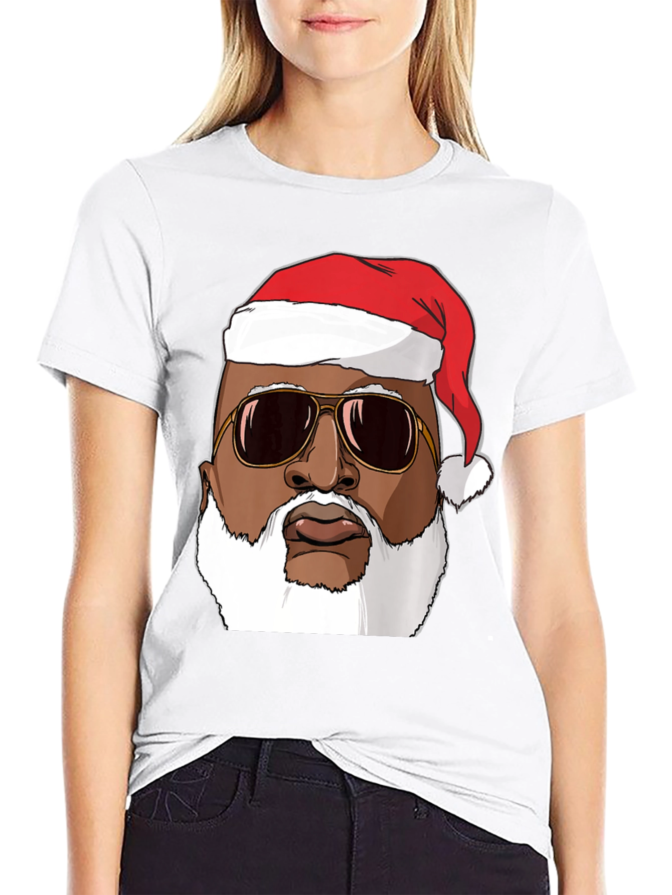 Cool Santa Graphic T-Shirt