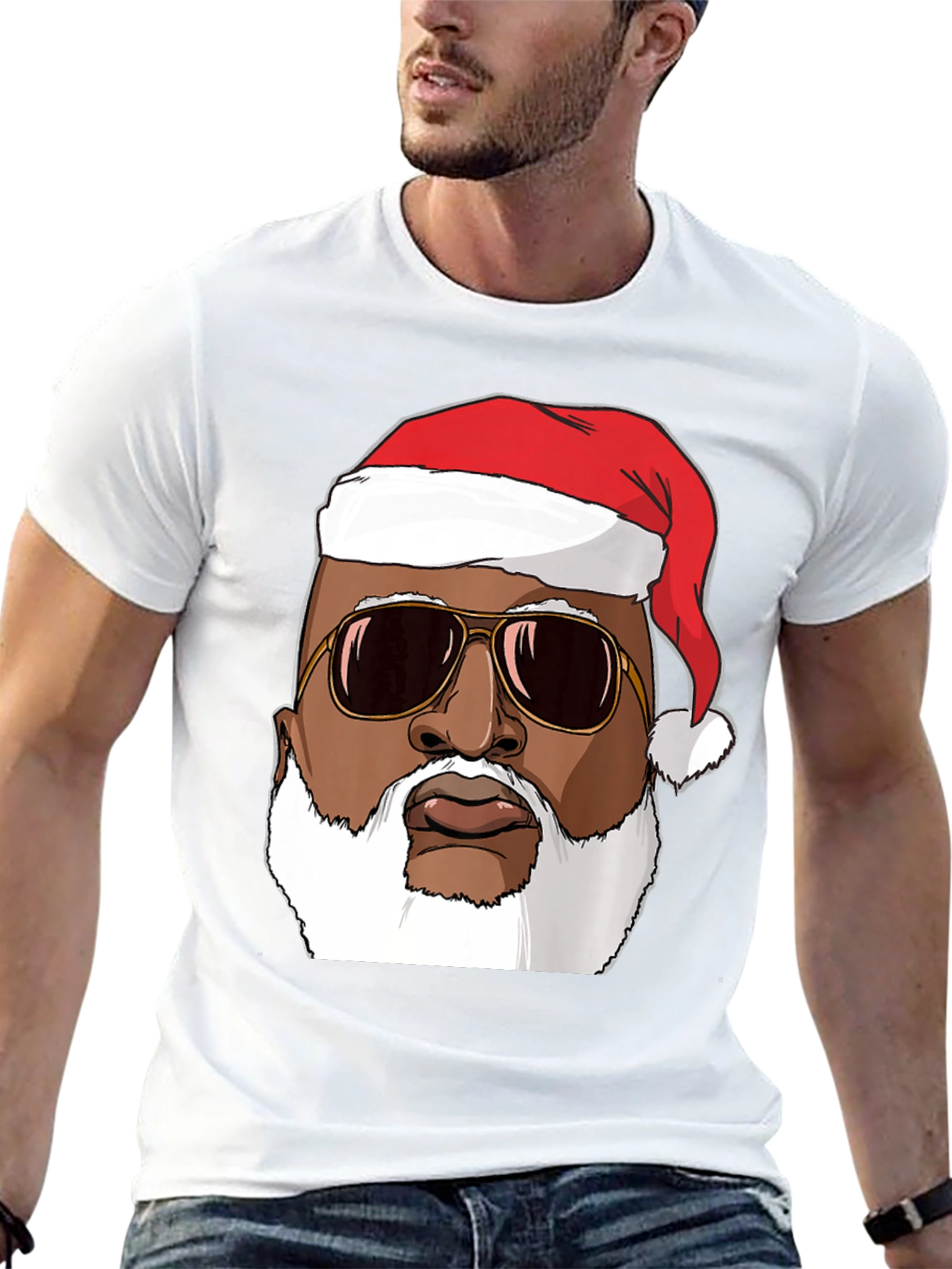 Cool Santa Graphic T-Shirt