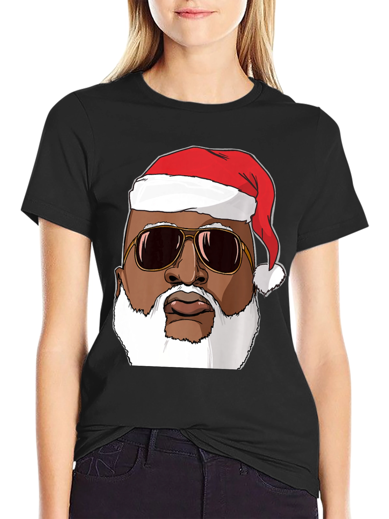 Cool Santa Graphic T-Shirt