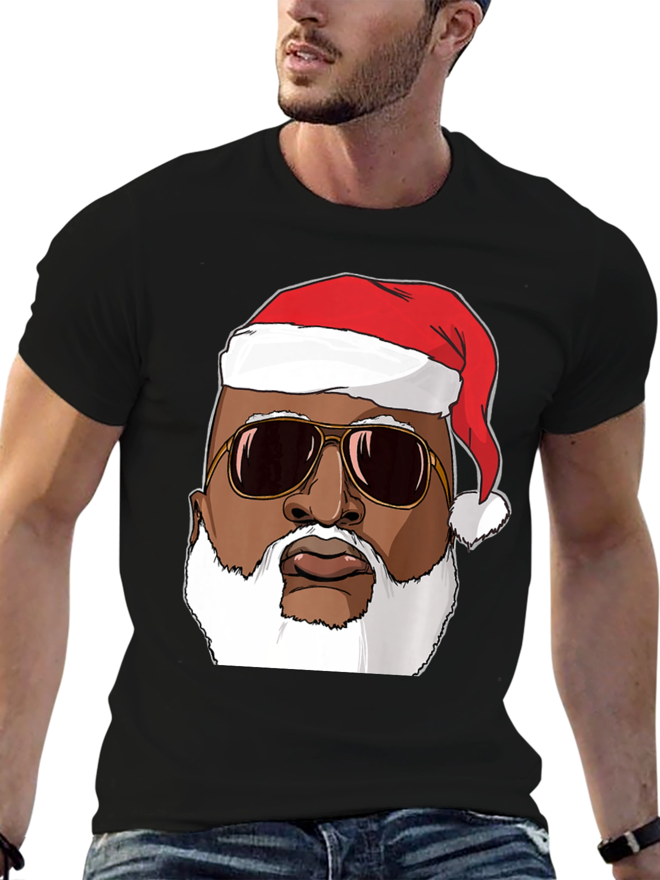 Cool Santa Graphic T-Shirt