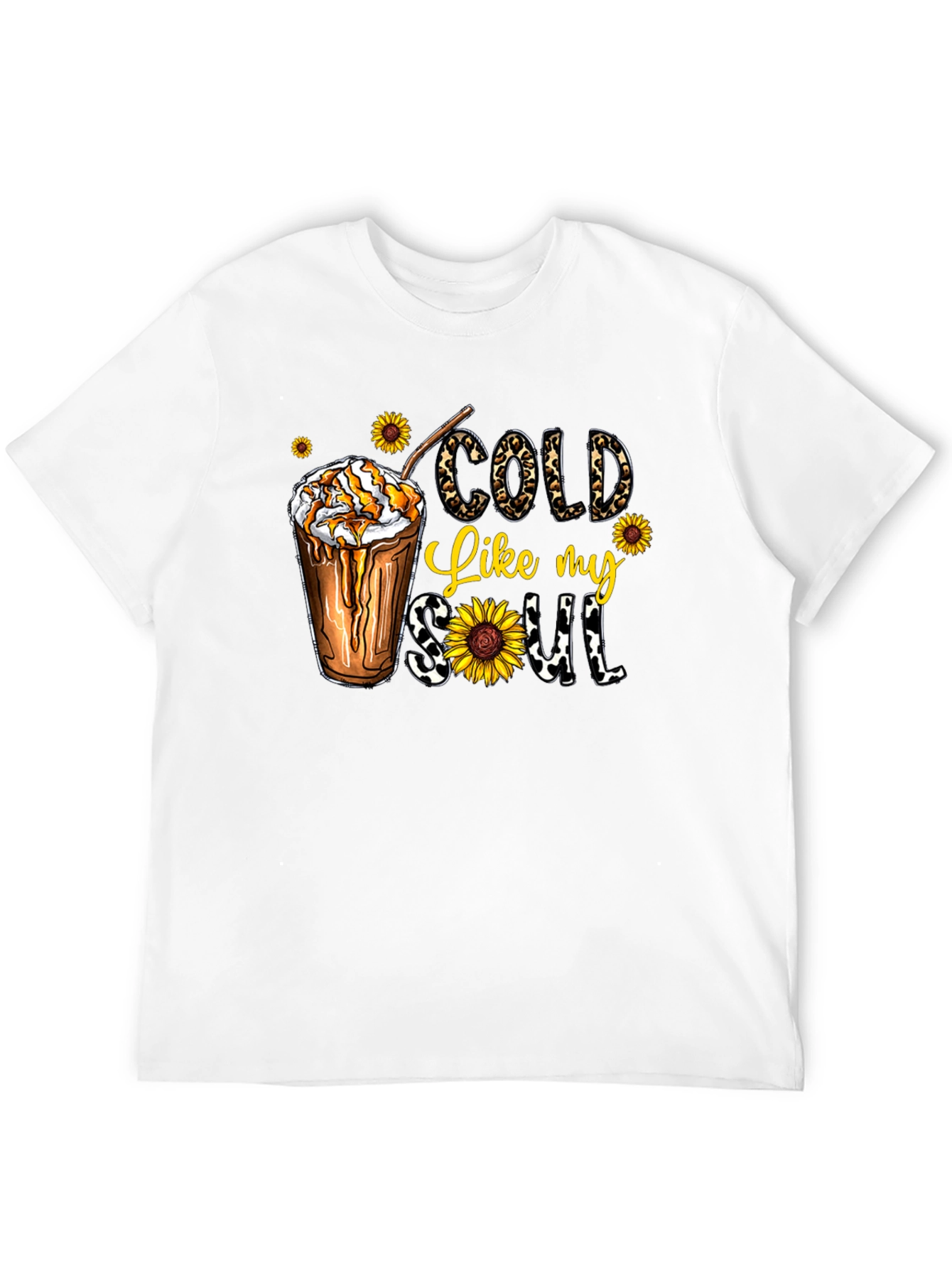 Cold Like My Soul Graphic Tee - Black