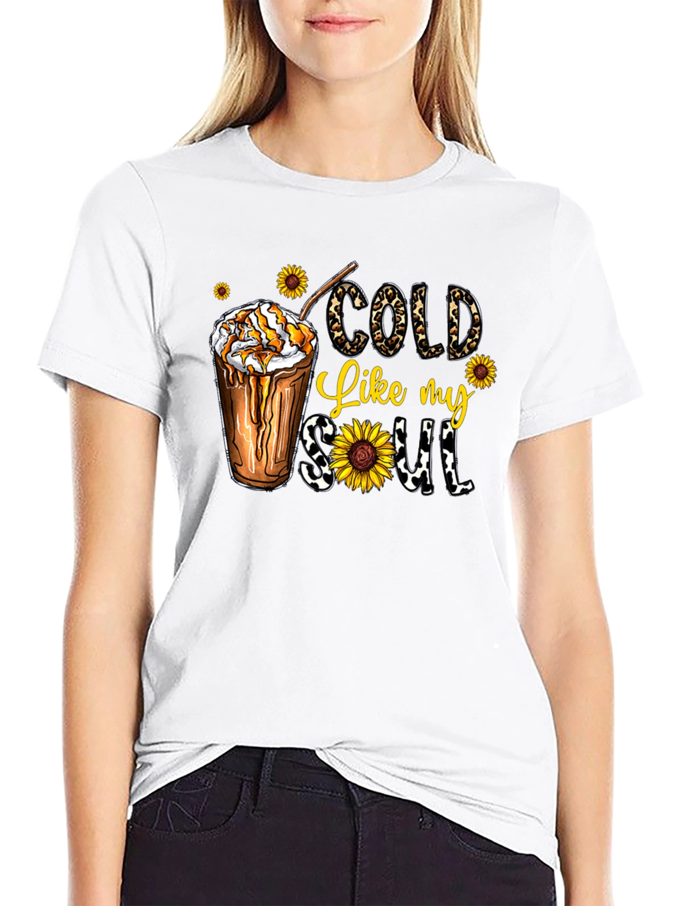 Cold Like My Soul Graphic Tee - Black
