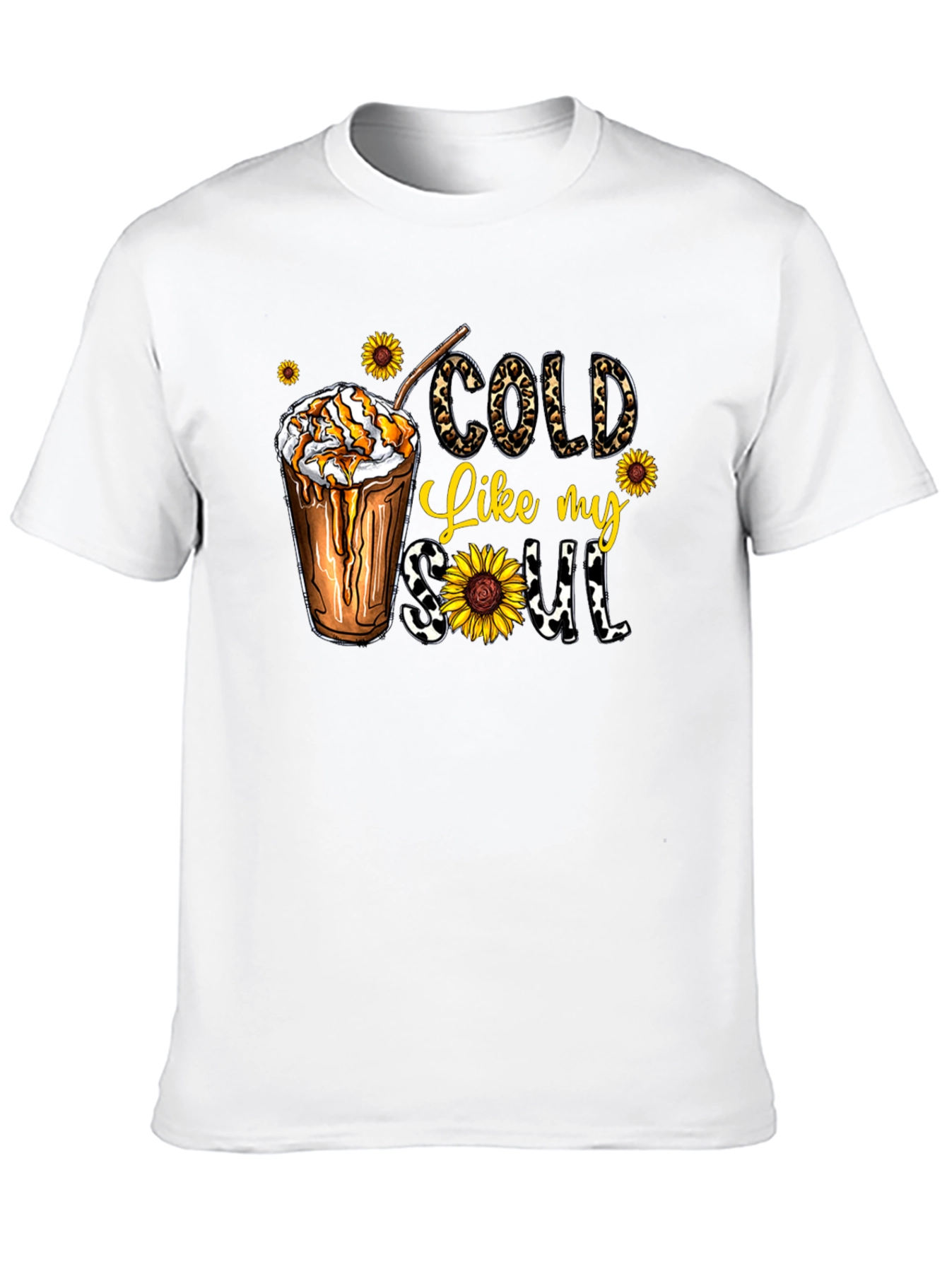 Cold Like My Soul Graphic Tee - Black