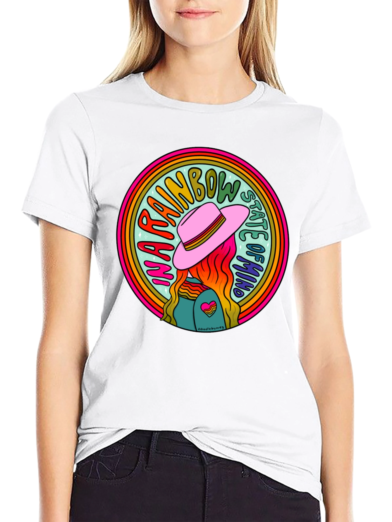 Rainbow State of Mind Graphic Tee - Unisex