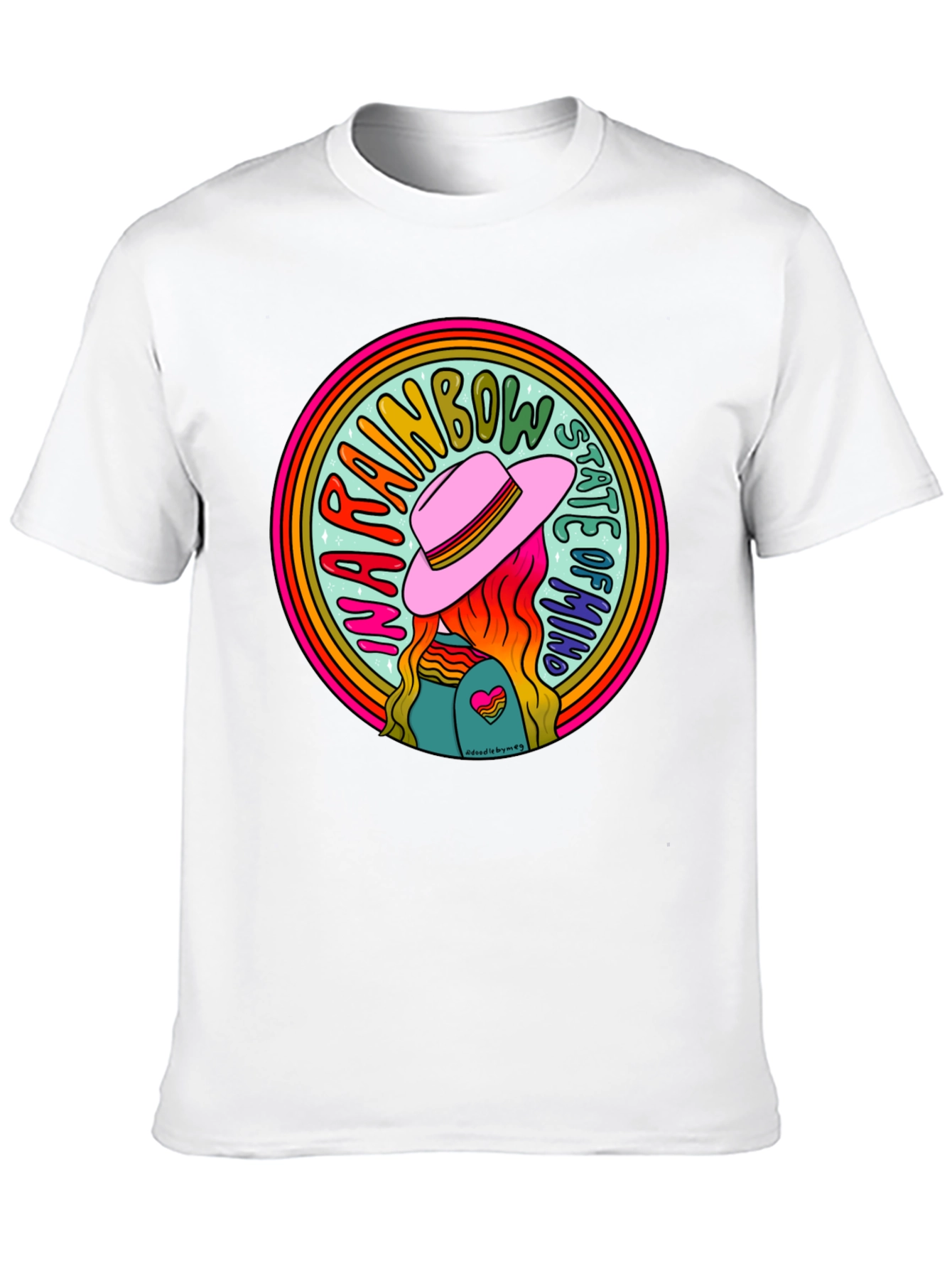 Rainbow State of Mind Graphic Tee - Unisex