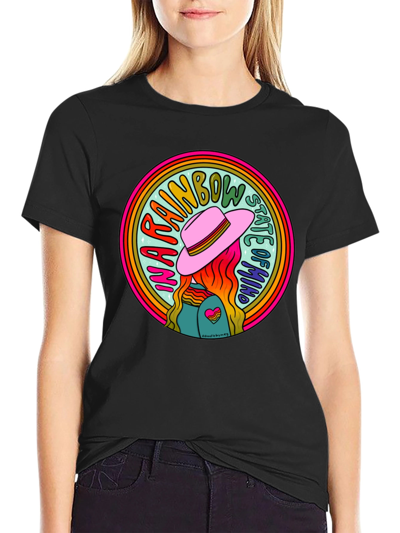 Rainbow State of Mind Graphic Tee - Unisex