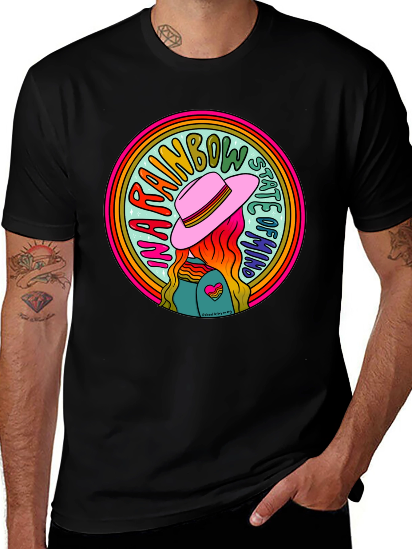 Rainbow State of Mind Graphic Tee - Unisex