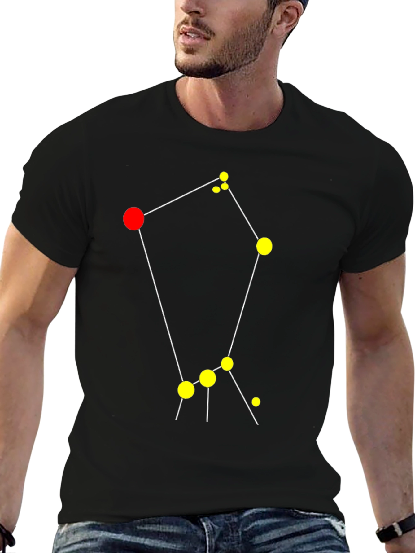 Orion Constellation Graphic Tee - Black