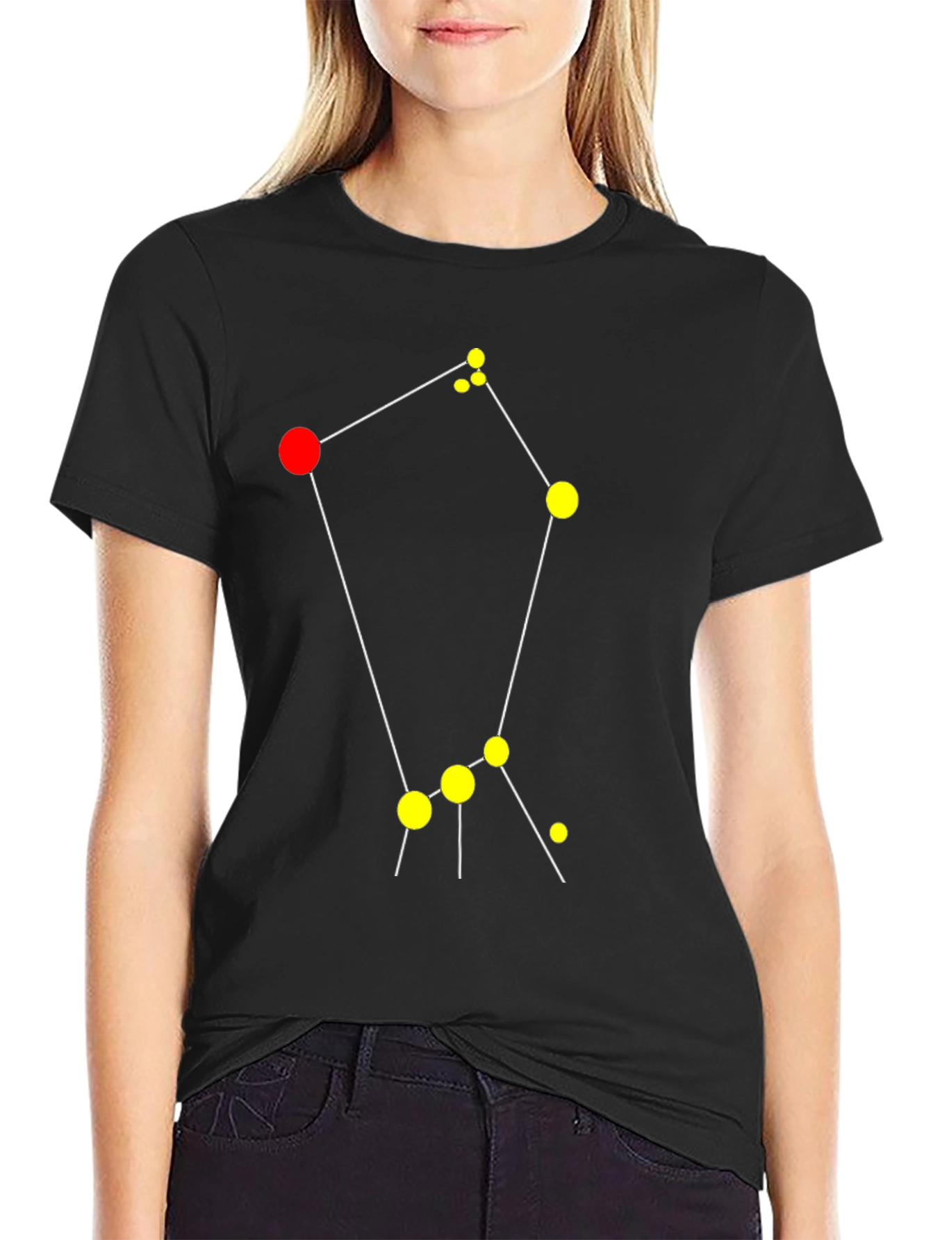 Orion Constellation Graphic Tee - Black