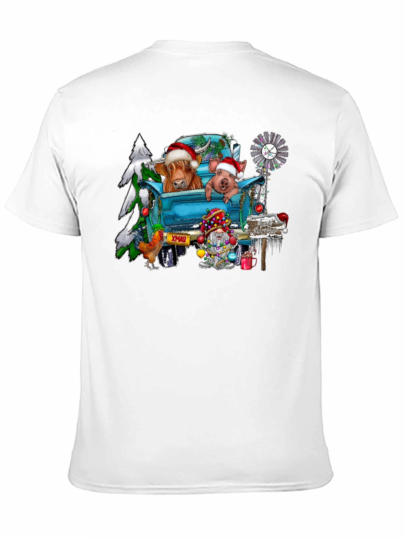 Festive Farm Animal Christmas T-Shirt