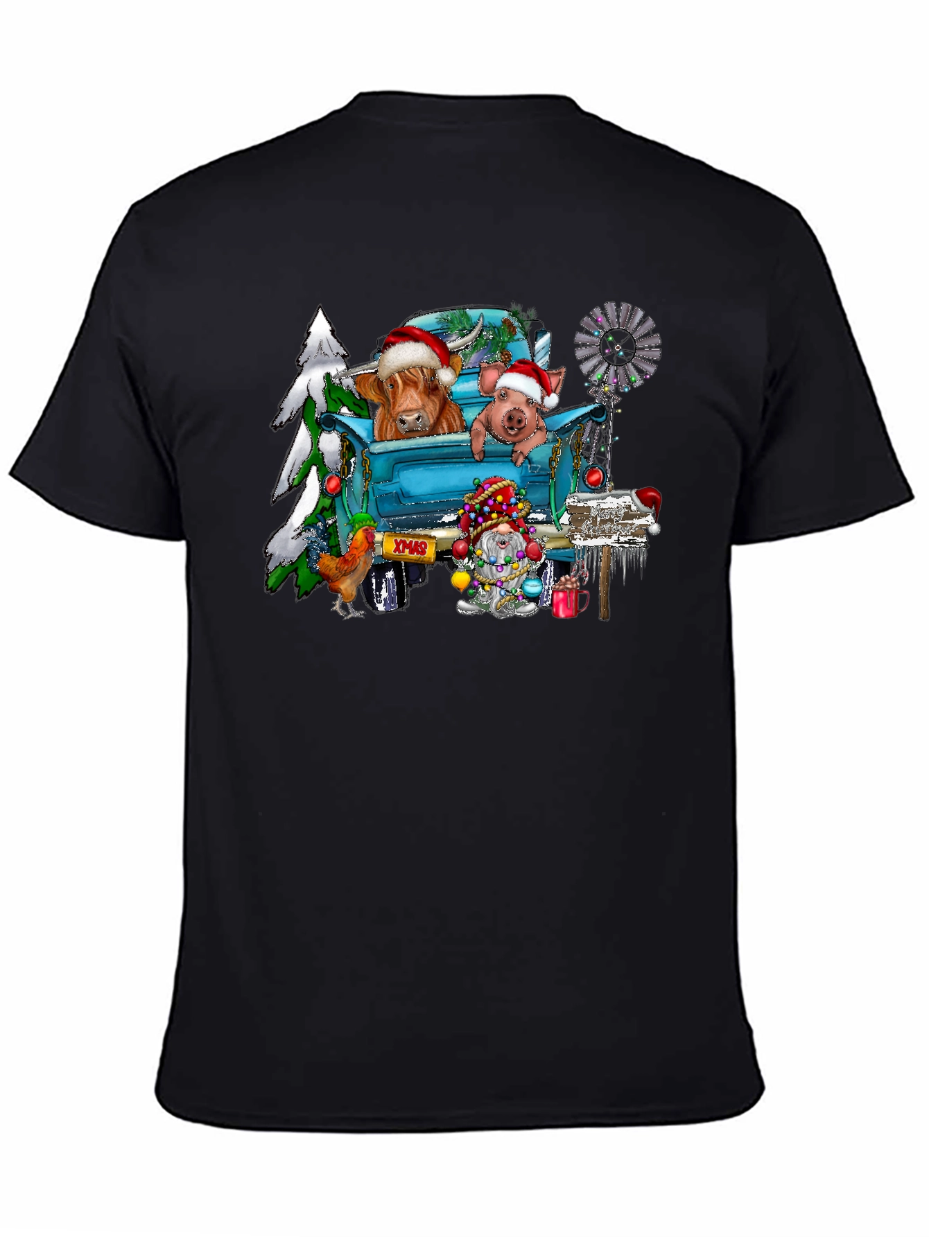 Festive Farm Animal Christmas T-Shirt