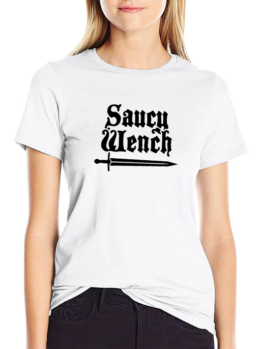 Saucy Wench Sword Graphic T-Shirt