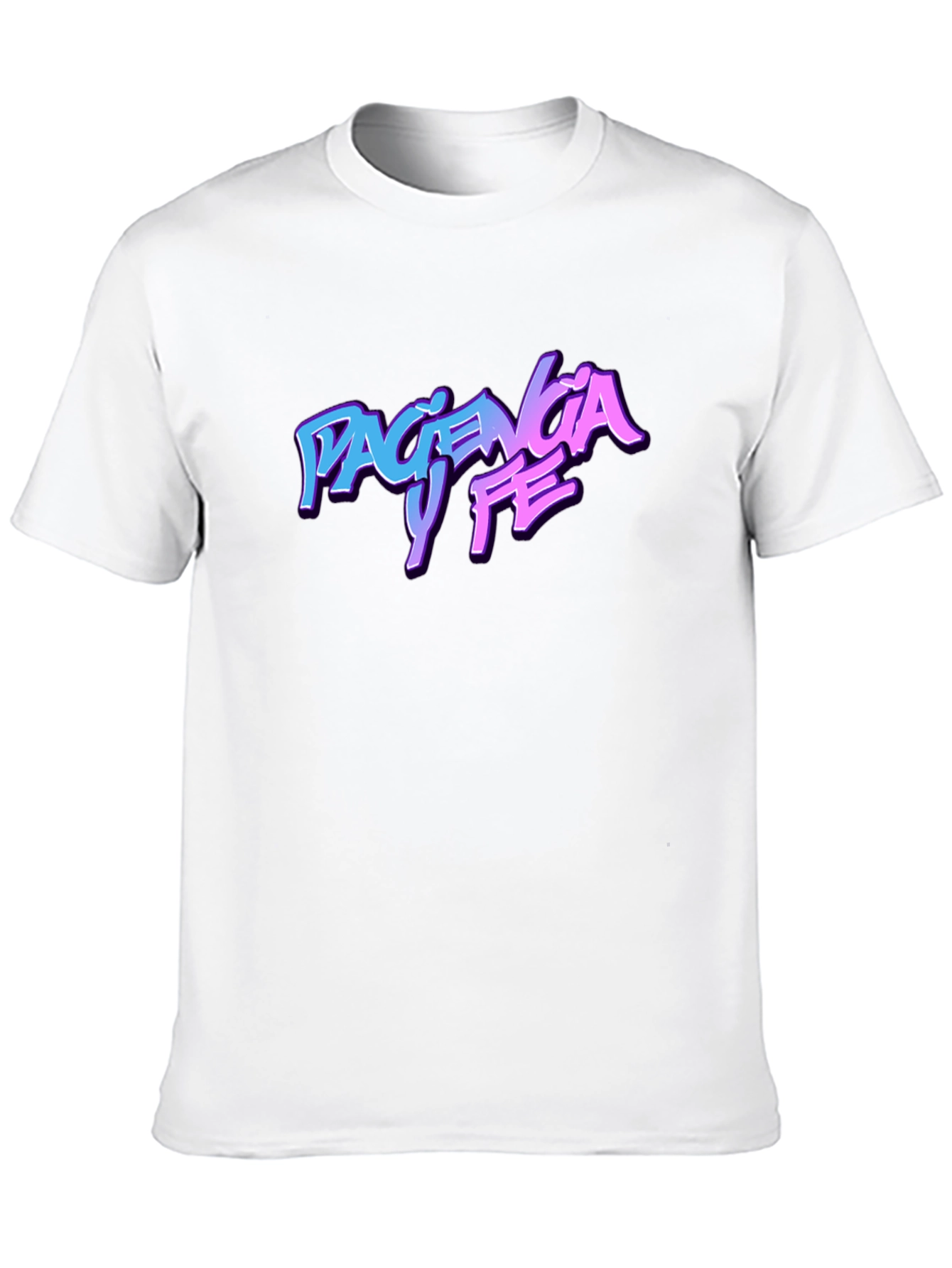 Paciencia y Fe Graphic Tee - Trendy Streetwear