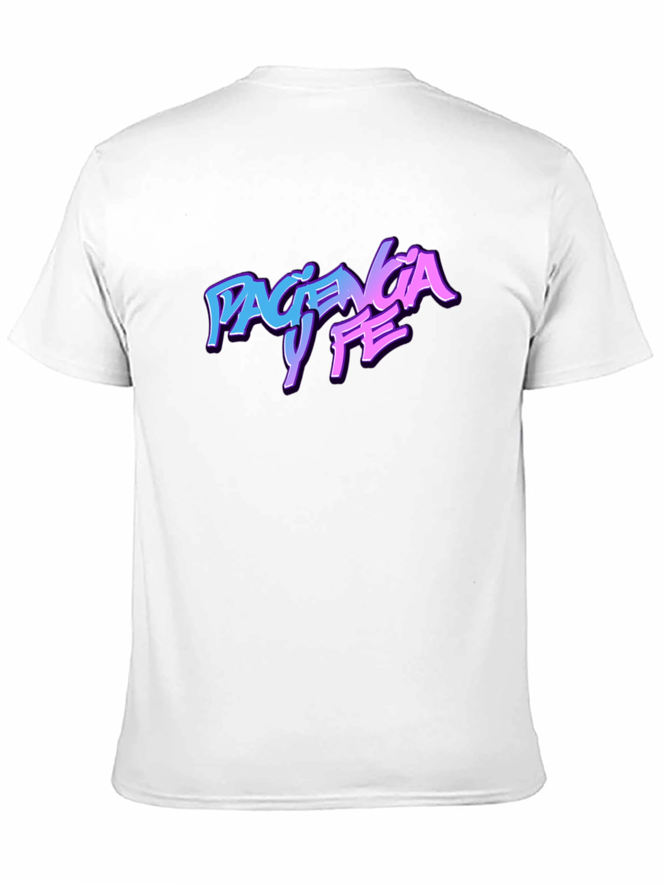 Paciencia y Fe Graphic Tee - Trendy Streetwear