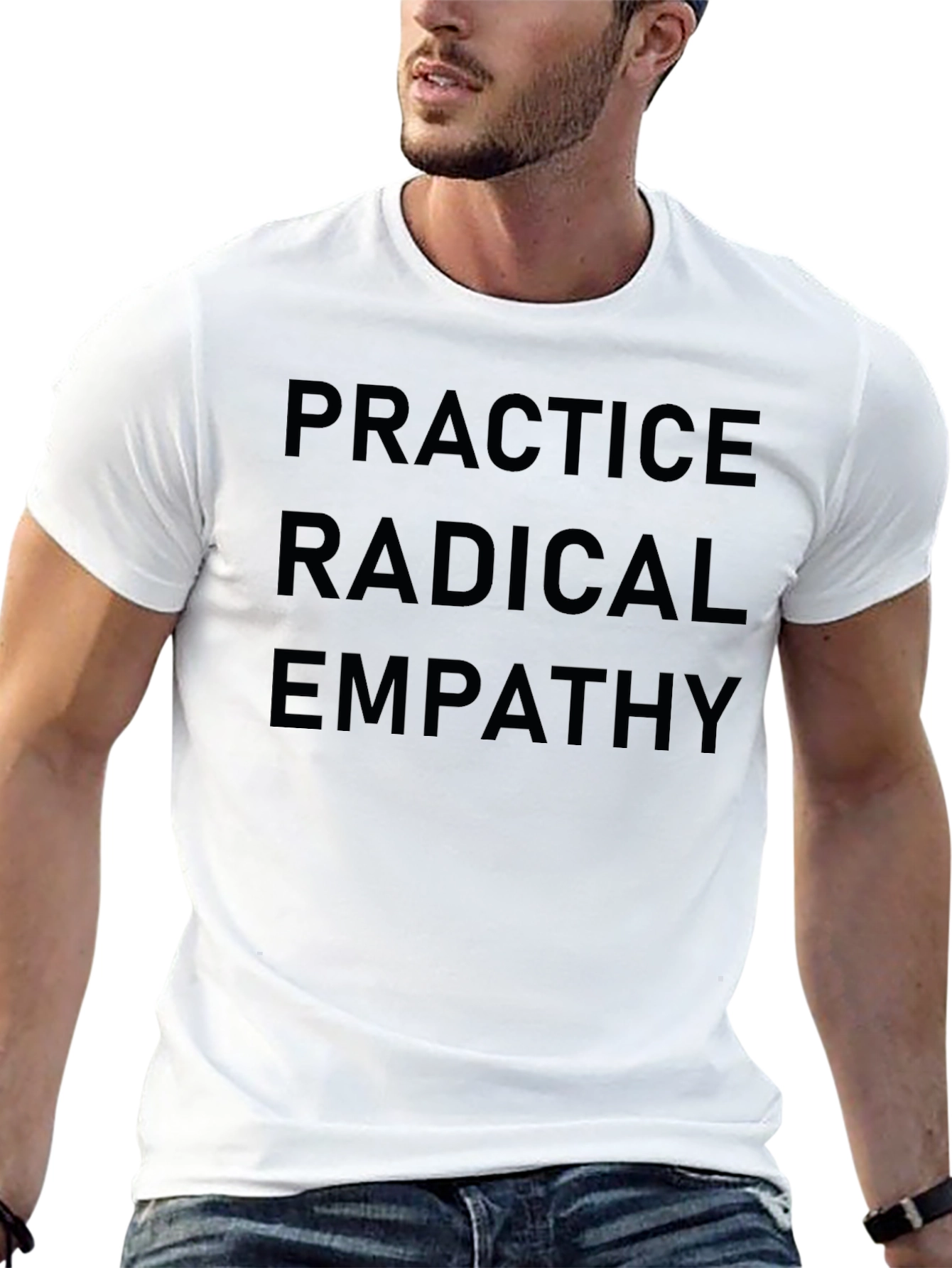 Radical Empathy Graphic Tee - Unisex Black T-Shirt